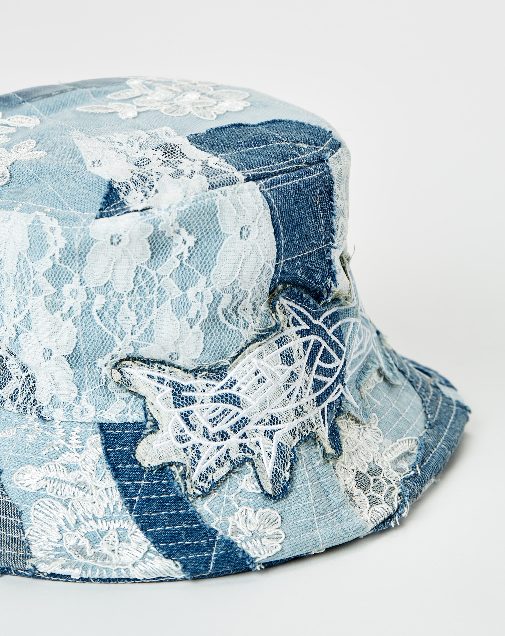 Who Decides War Thorn Wrapped Grid Bucket Hat  - XHIBITION