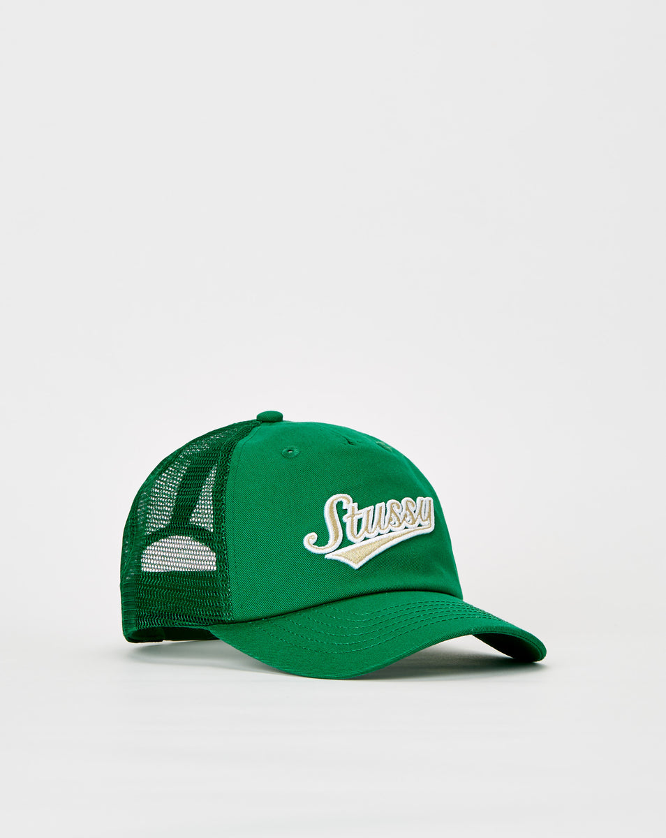 Stüssy - LP Trucker Athletic Cap - Forest – Xhibition Stüssy - LP Trucker Athletic Cap - Forest – Xhibition