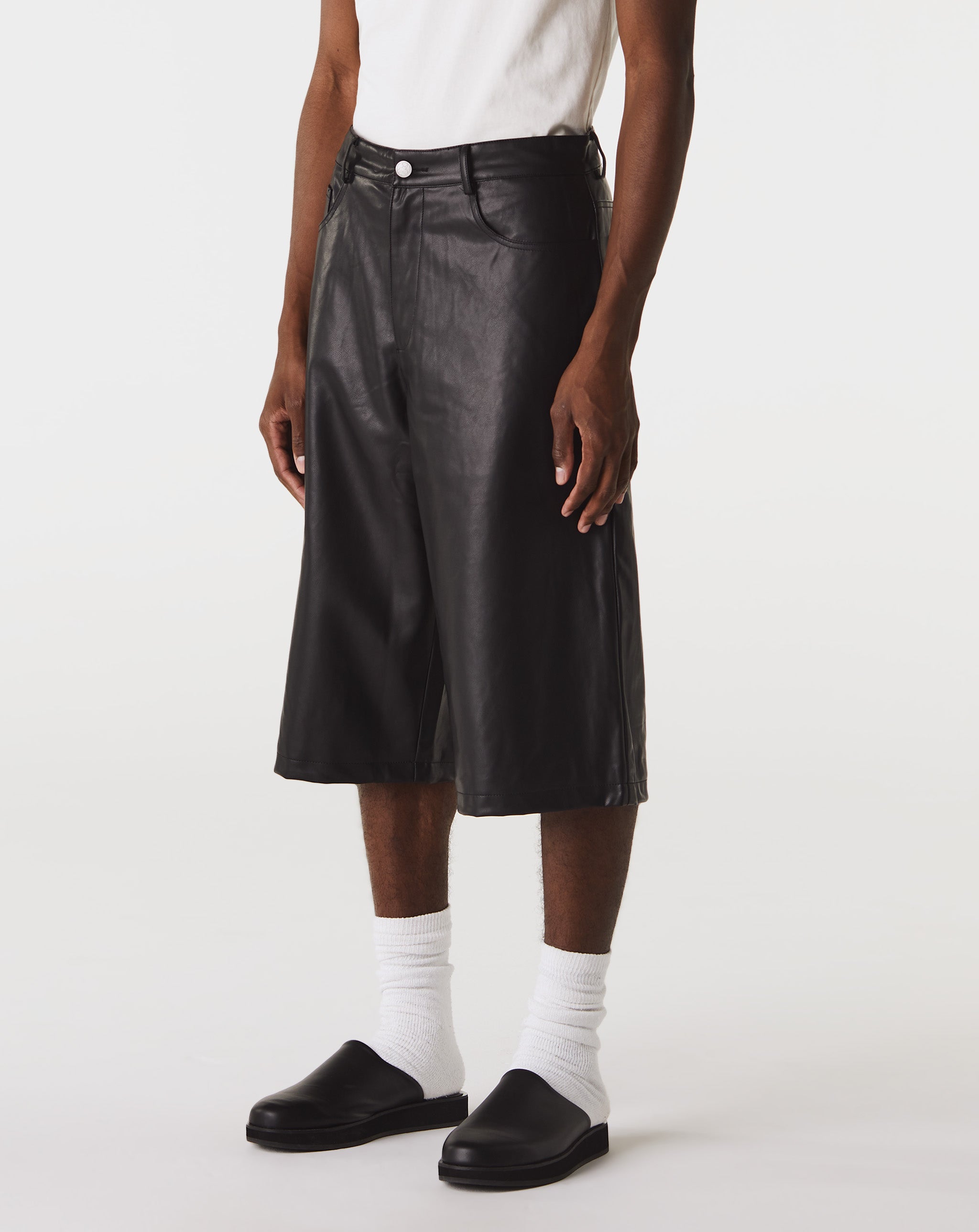 Basketcase Gallery Breacher Leather Shorts  - XHIBITION