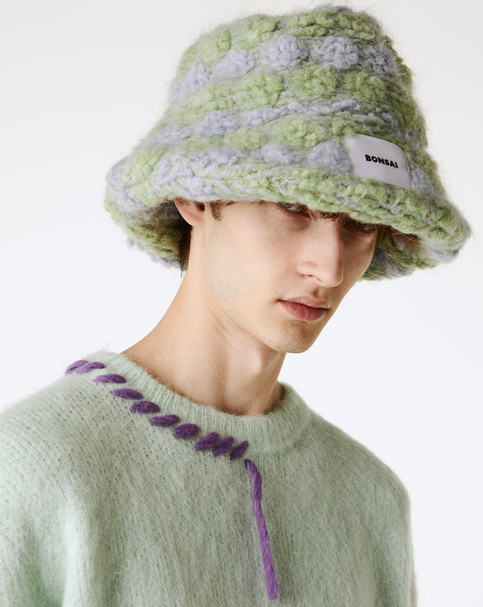 Deze bucket flight hat kost nu in de sale Green Azure – Cheap Ida