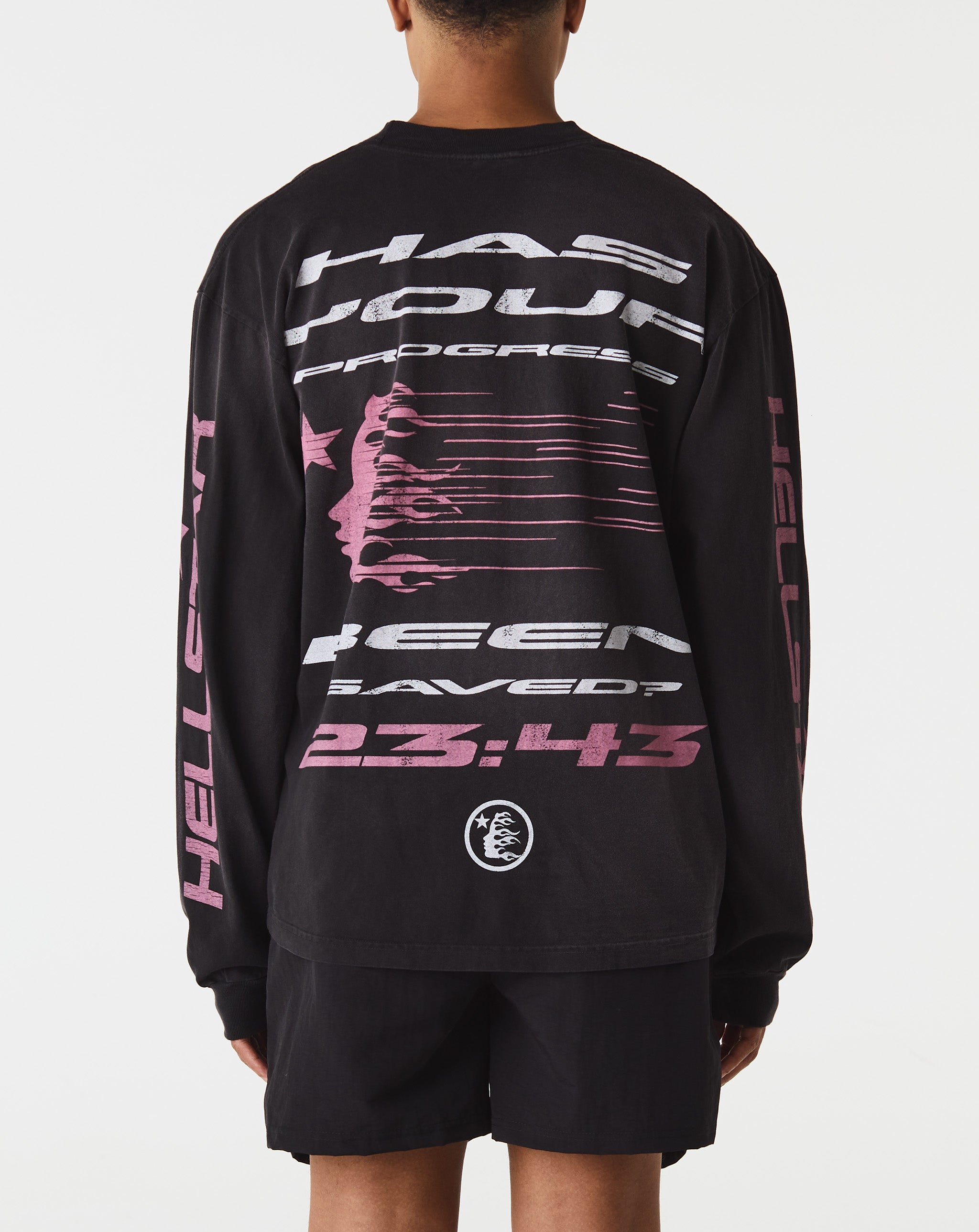 Hellstar QR Code Long Sleeve T-Shirt  - XHIBITION