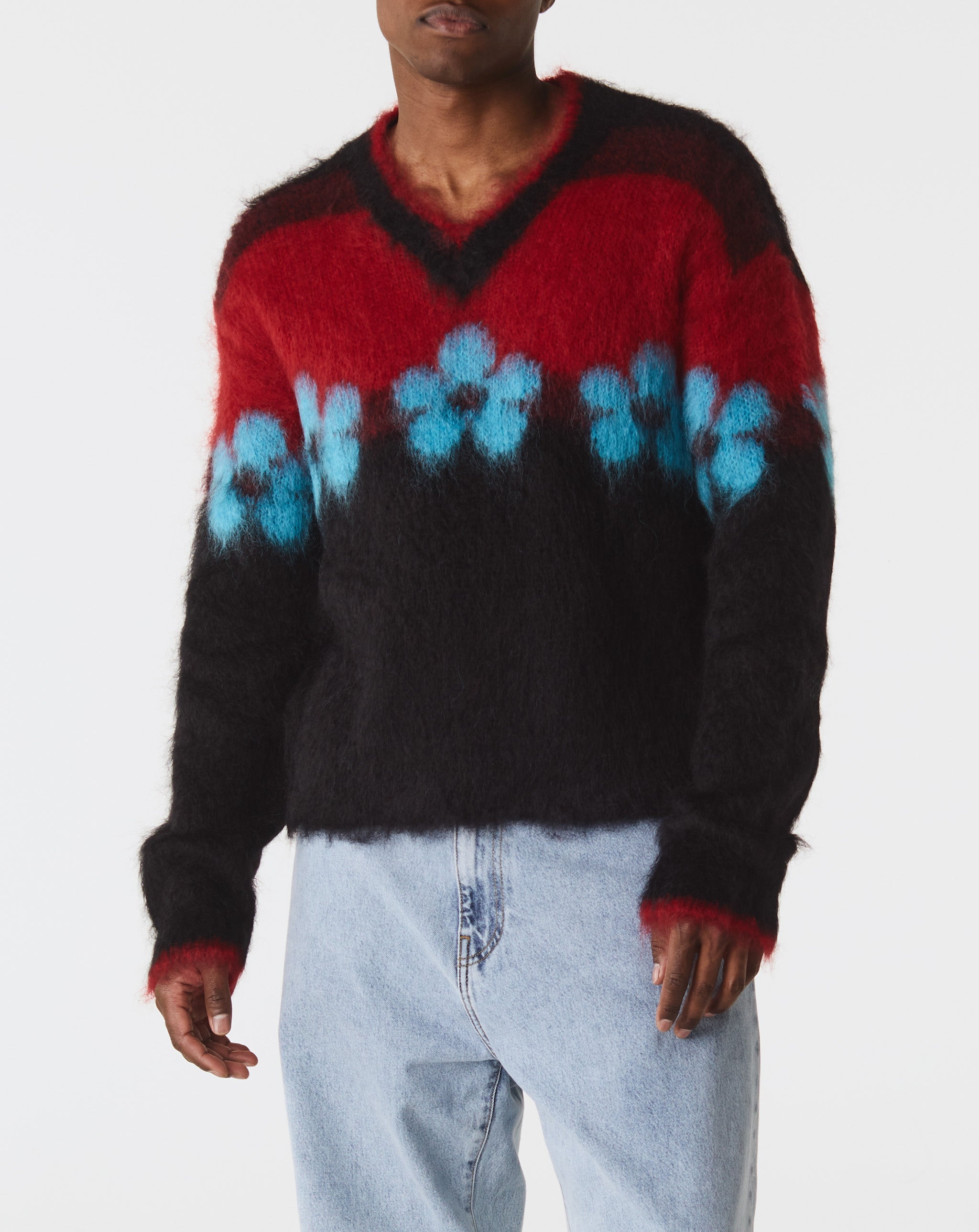 Marni Fuzzy Wuzzy Flowers Sweater  - XHIBITION