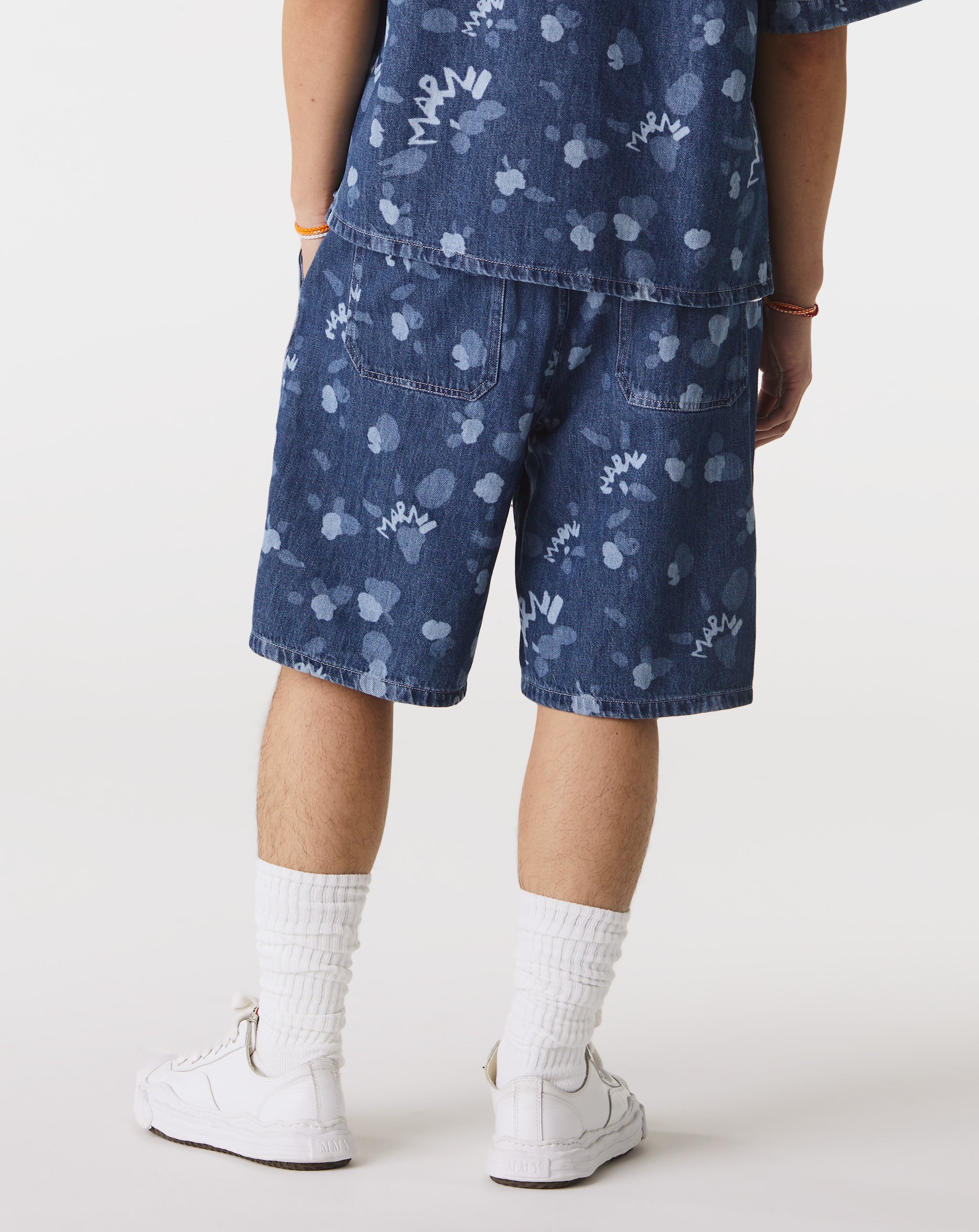 Marni Marni Denim print shorts  - Cheap 127-0 Jordan outlet