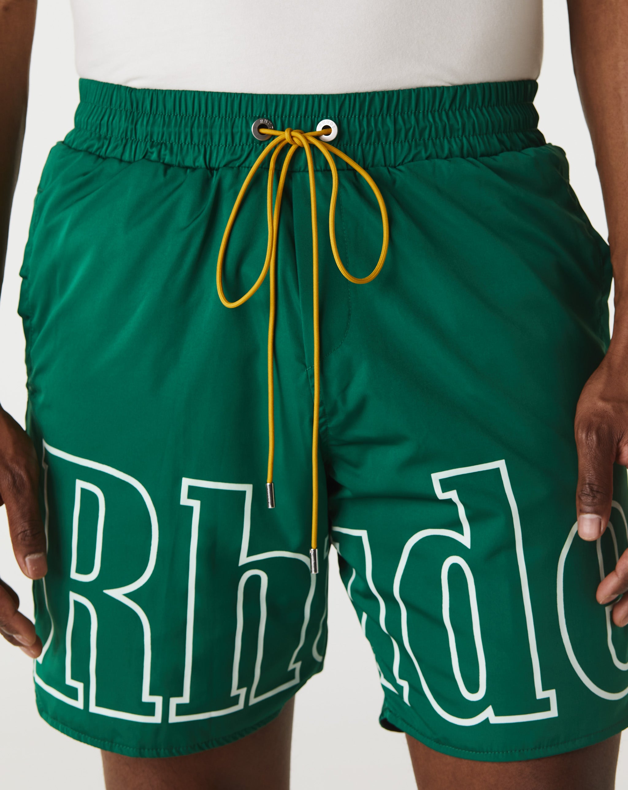 Rhude Rhude Logo Track Shorts  - XHIBITION