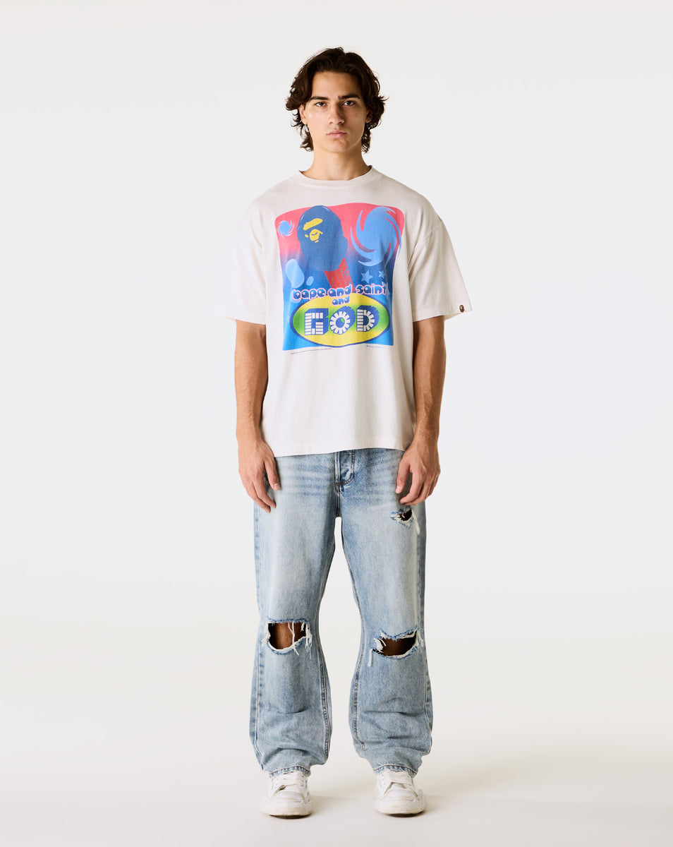 SAINT Mxxxxxx - Bape God T-Shirt - White – Xhibition