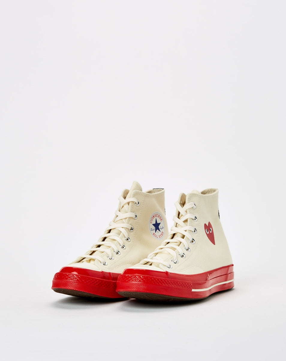 cricket Revision tortur Converse - Comme des Garcons Play x Red Sole High Top - Off White | Red:  P1K124-2 – Xhibition