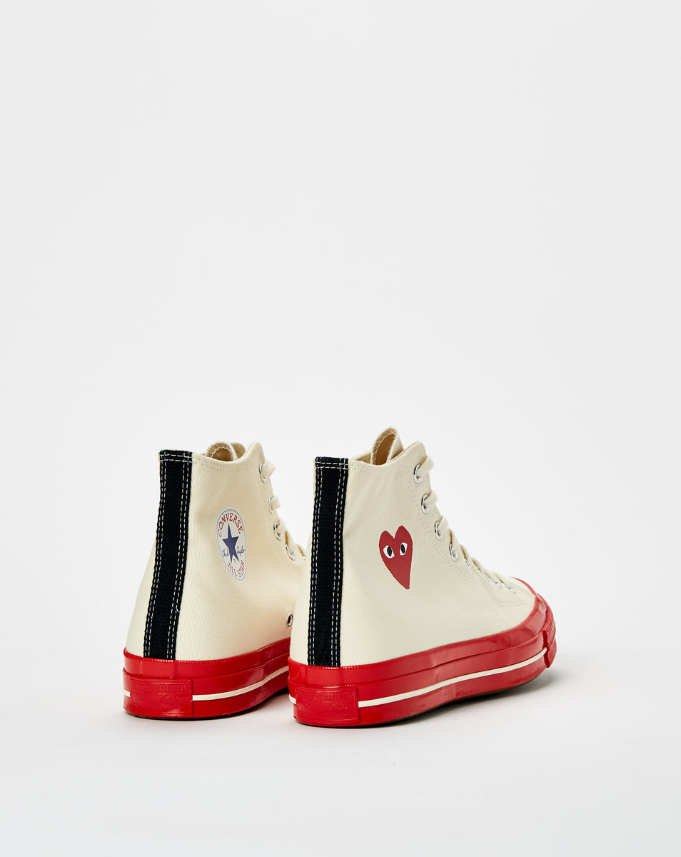 Converse - Comme Garcons Play x Sole High Top - Off White | Red: P1K124-2 – Xhibition