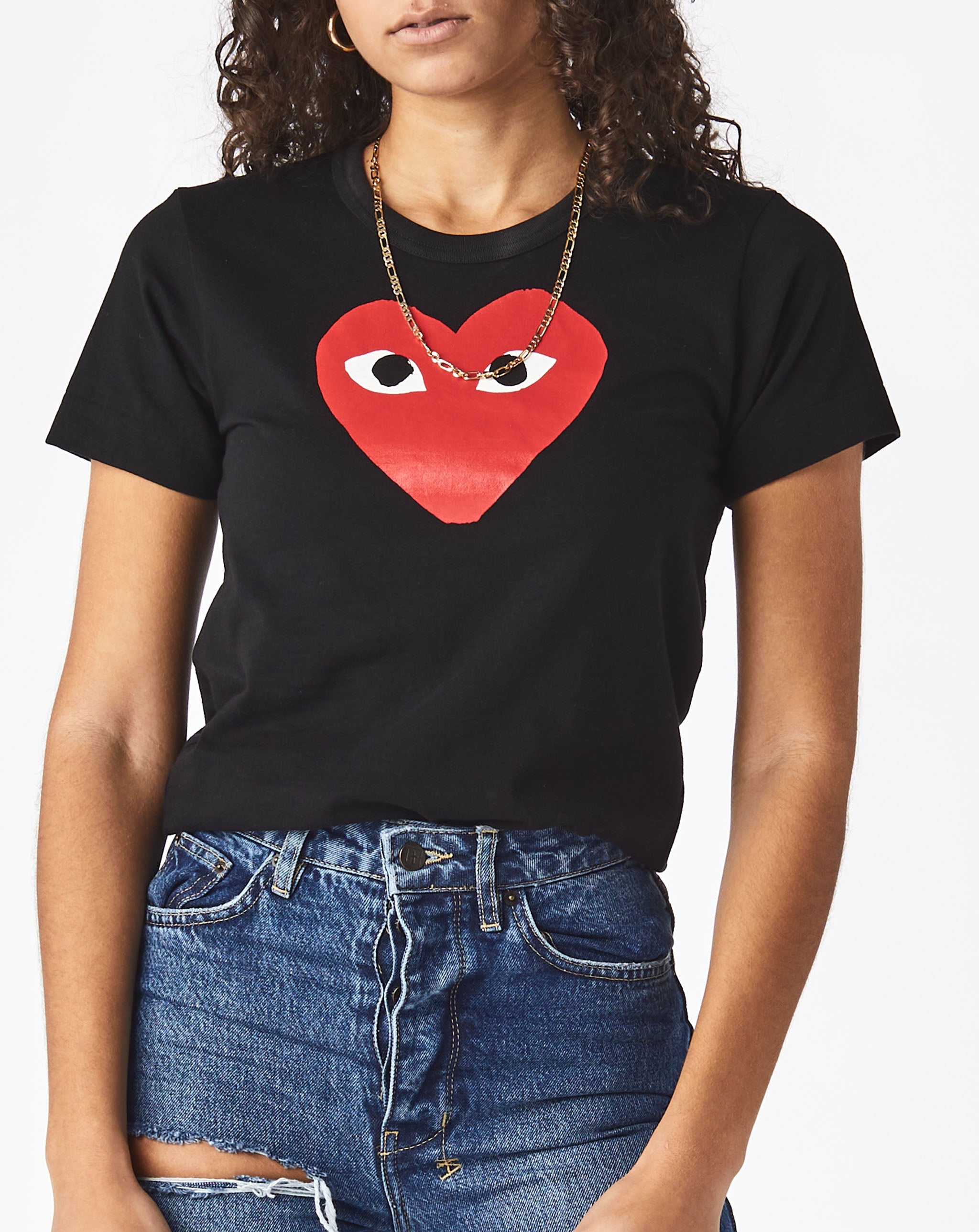 Womens Double Heart T-Shirt Women's Play T-Shirt  - Cheap Urlfreeze Jordan outlet