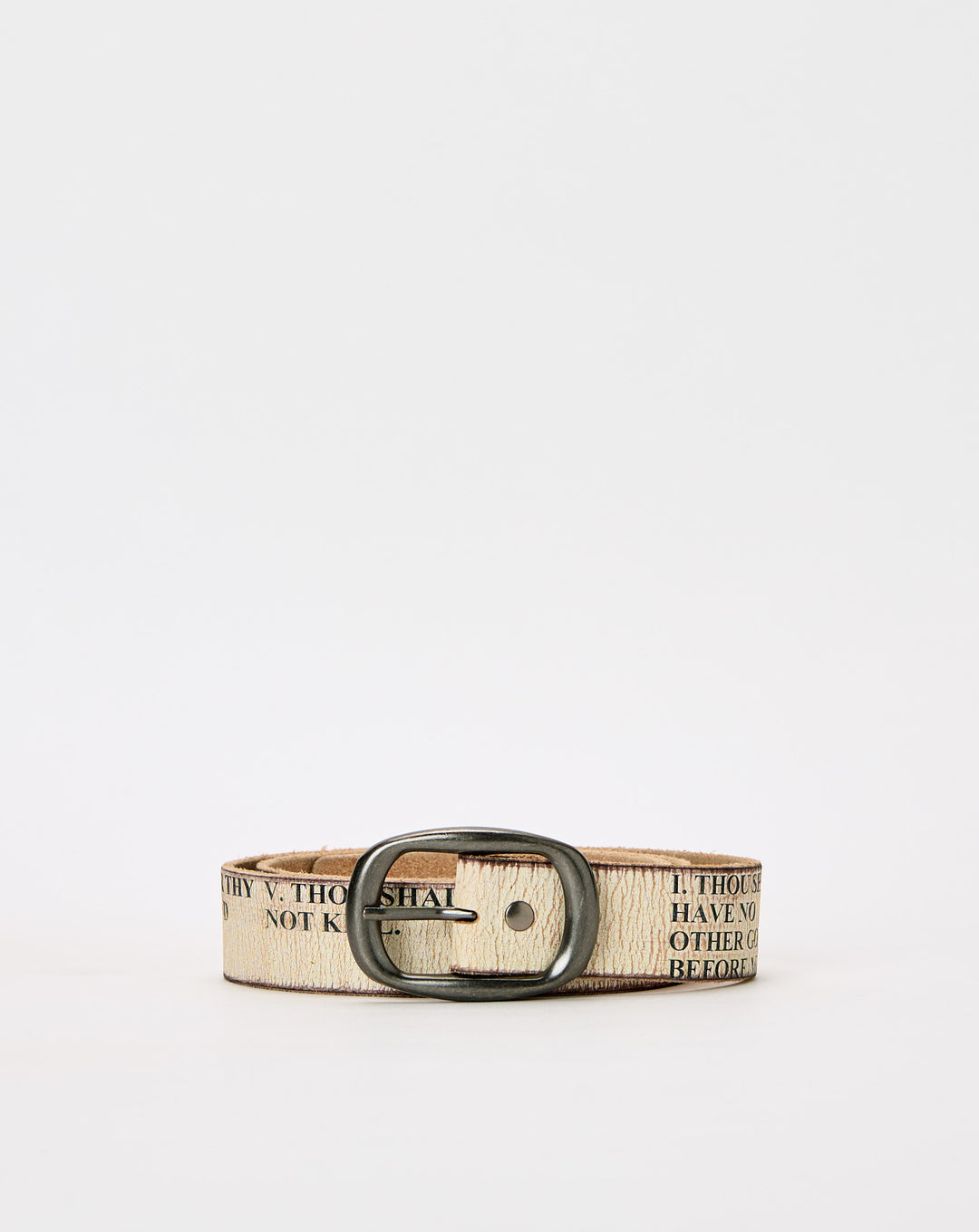 Basketcase Gallery 10 Commandments Belt - XHIBITION