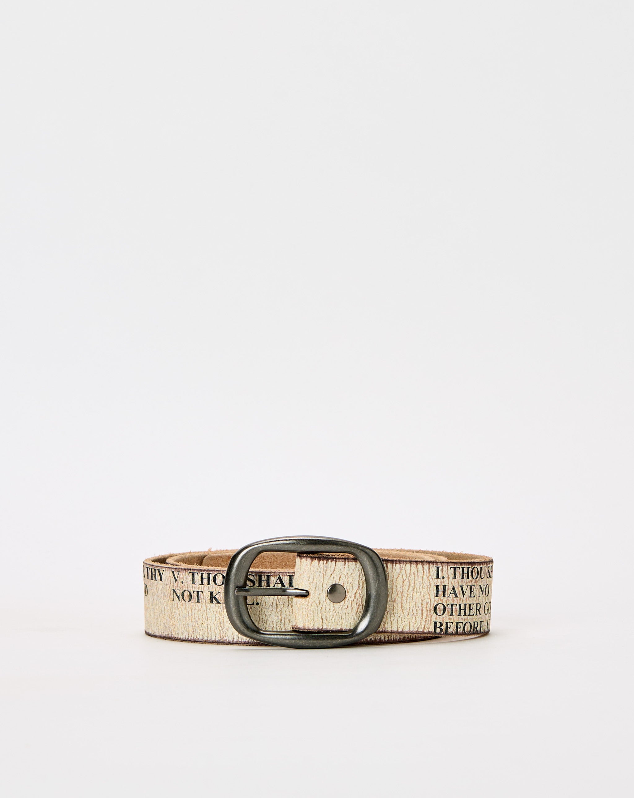 Basketcase Gallery 10 Commandments Belt - XHIBITION