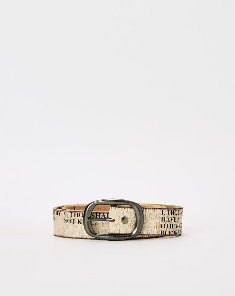 Basketcase Gallery 10 Commandments Belt - XHIBITION