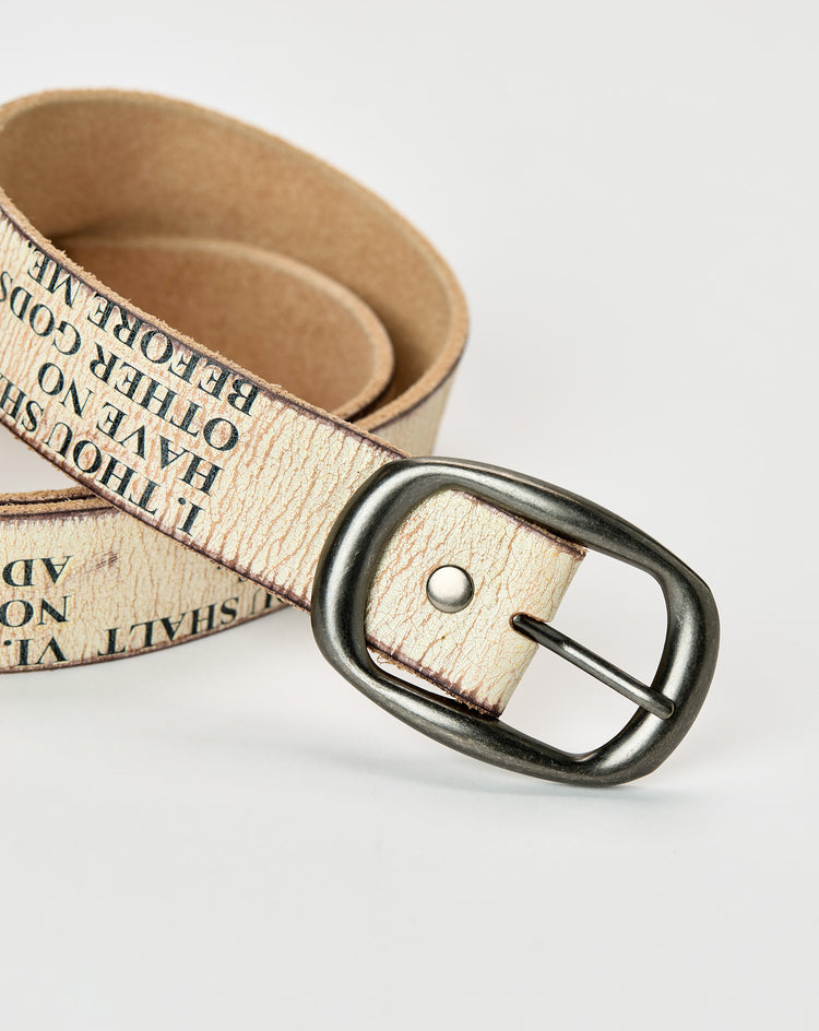 Basketcase Gallery 10 Commandments Belt - XHIBITION