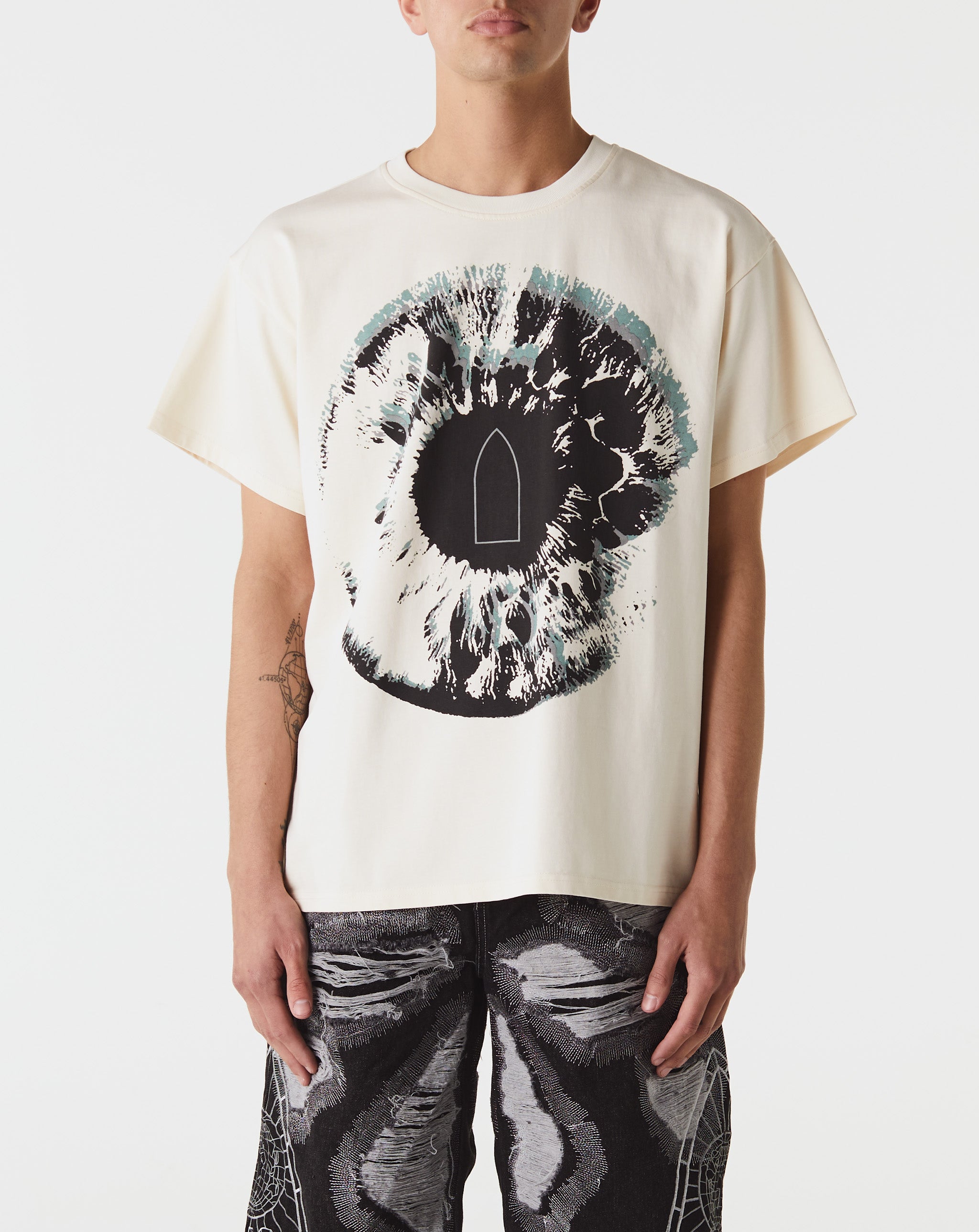 Medusa Amplified print denim jacket Eye T-Shirt  - Cheap Erlebniswelt-fliegenfischen Jordan outlet