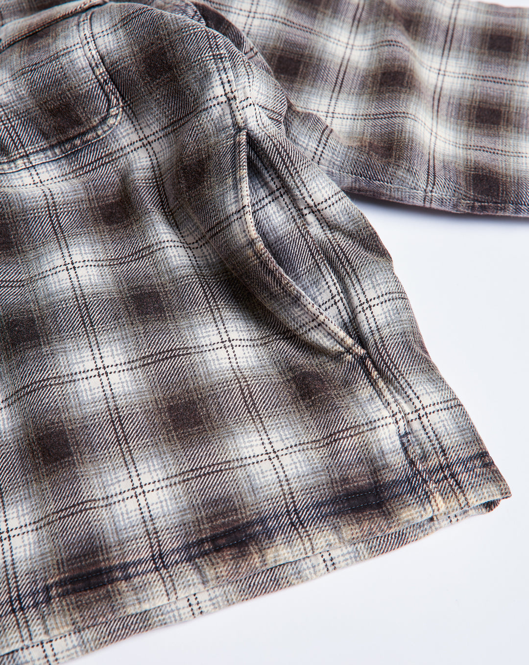 Stüssy Zip Hooded Plaid Shirt Jacket - XHIBITION