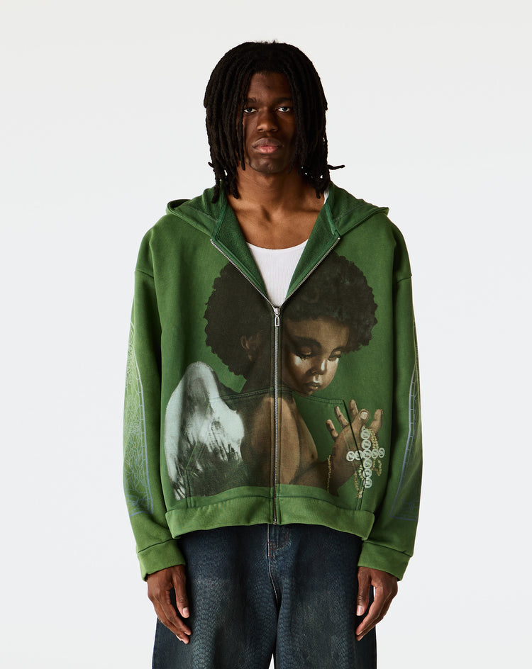 Who Decides War Sacred Being Zip Up Hoodie - XHIBITION