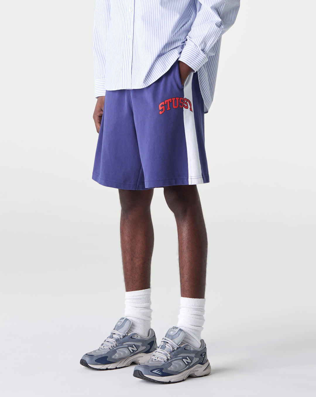 Stüssy Stripe Jersey Shorts - XHIBITION