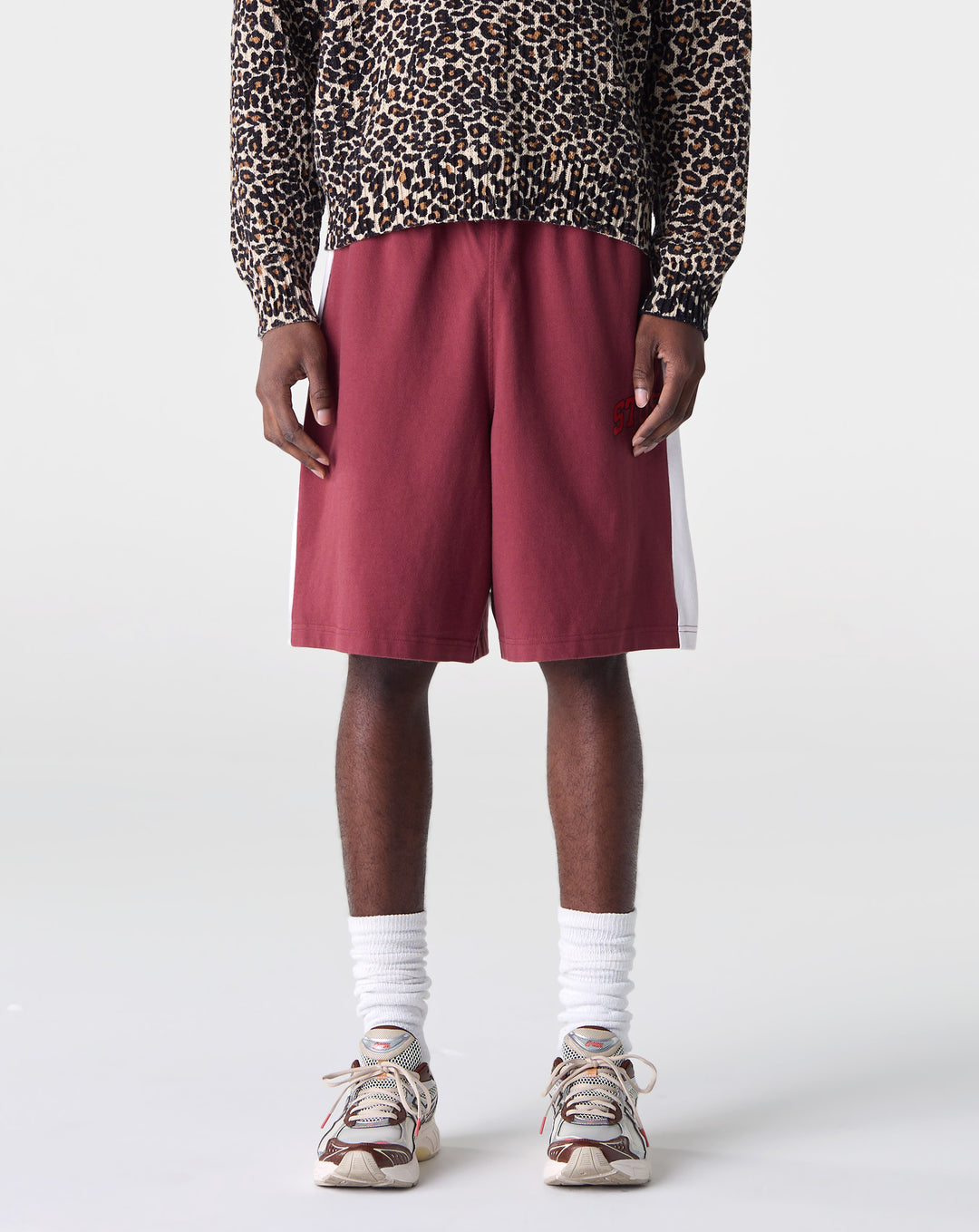 Stüssy Stripe Jersey Shorts - XHIBITION