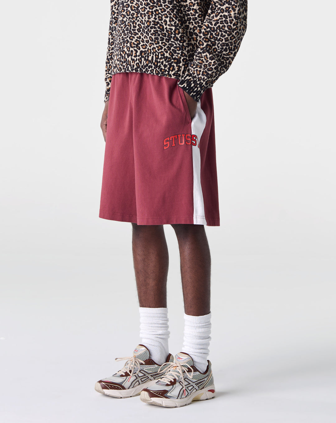 Stüssy Stripe Jersey Shorts - XHIBITION