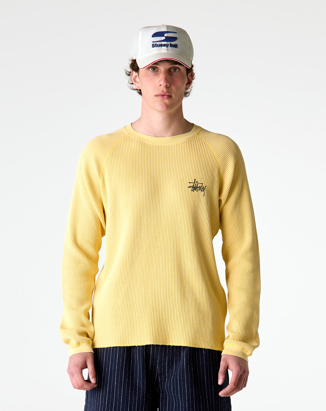 Stüssy Basic Stock Raglan Thermal - XHIBITION