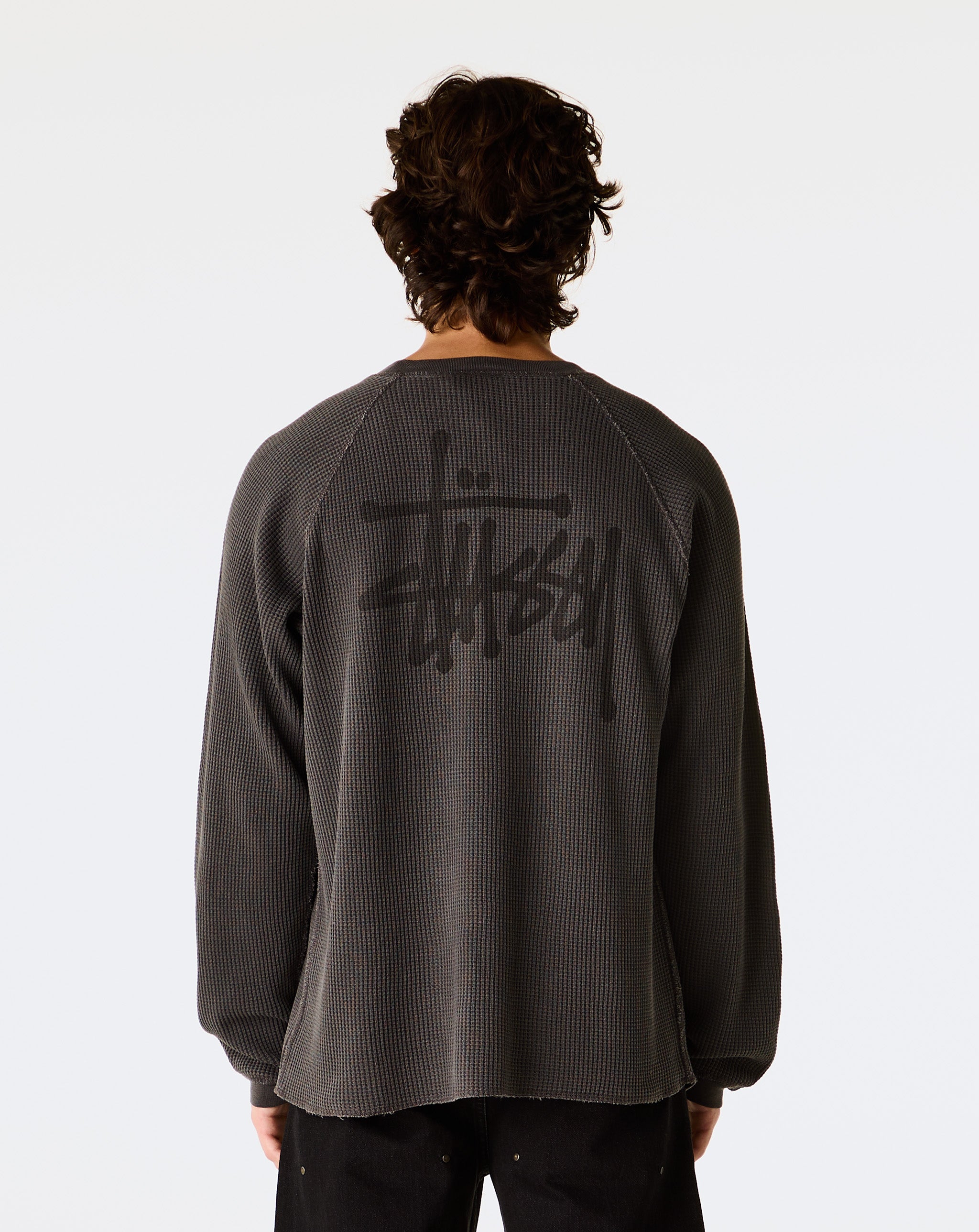 Stüssy Basic Stock Raglan Thermal Shirt - XHIBITION