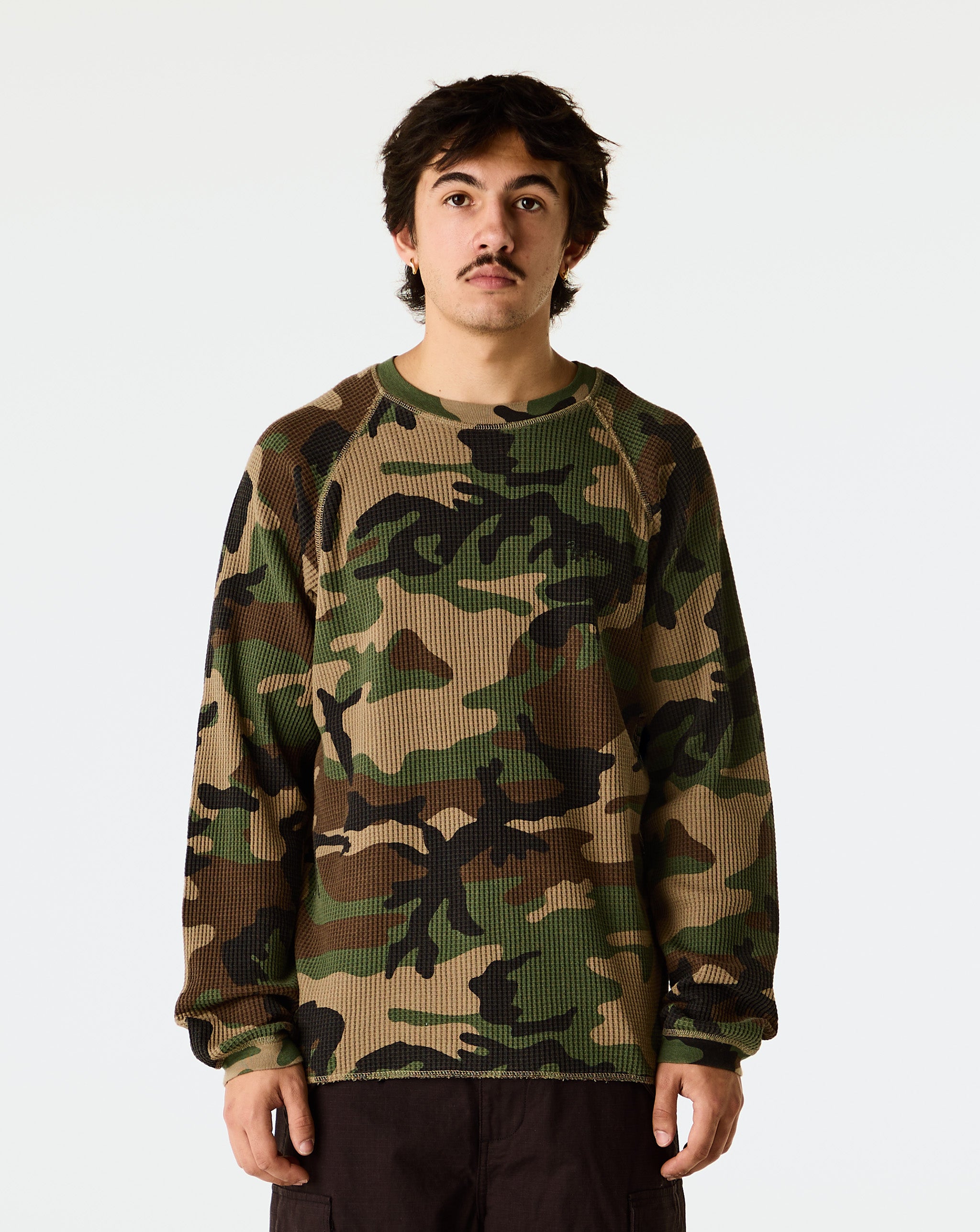 BASIC STÜSSY THERMAL WOODLAND CAMO XL Basic Stussy Thermal (Woodland Camo) | Loading Store