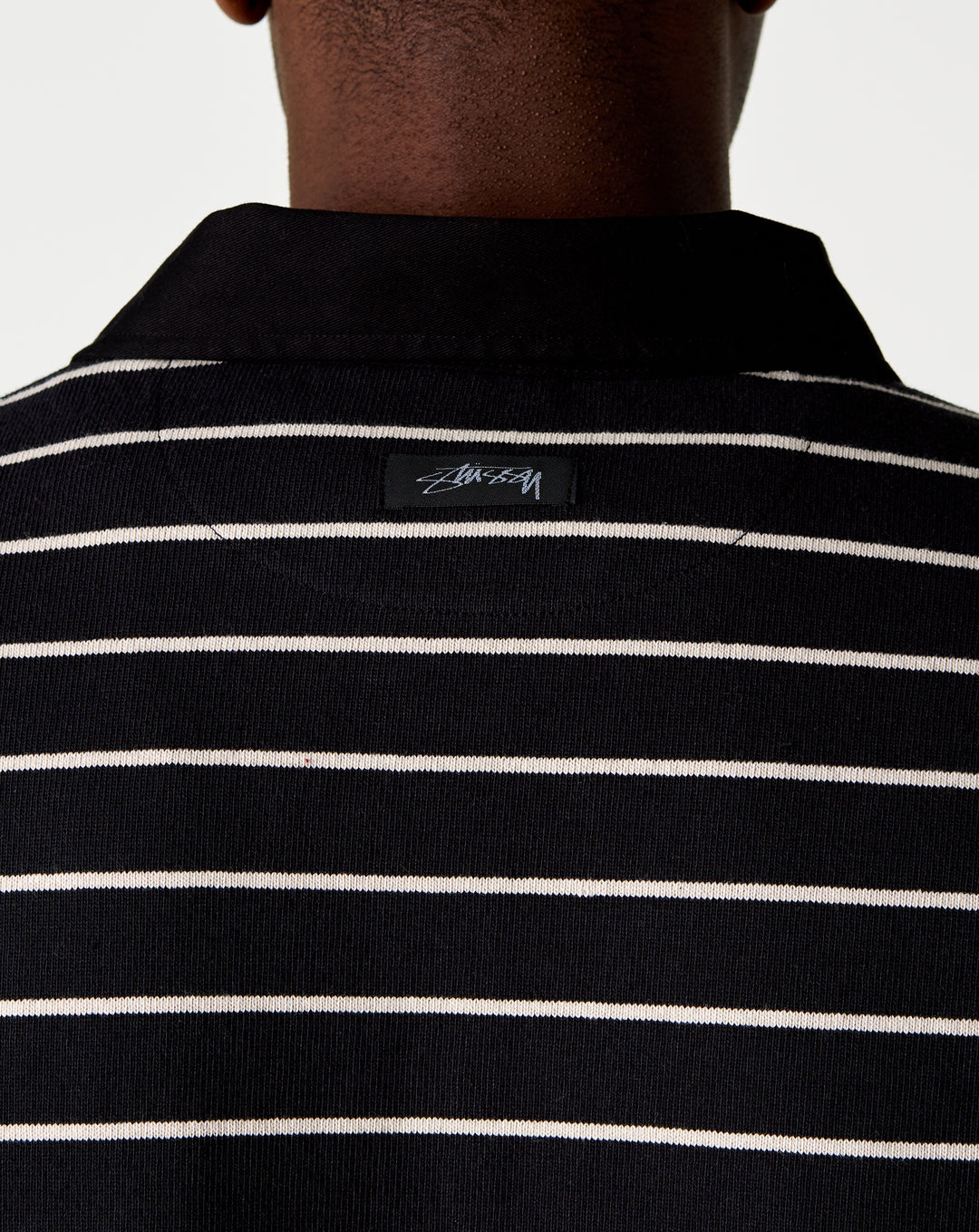 Stüssy Pin Striped Rugby Shirt - XHIBITION