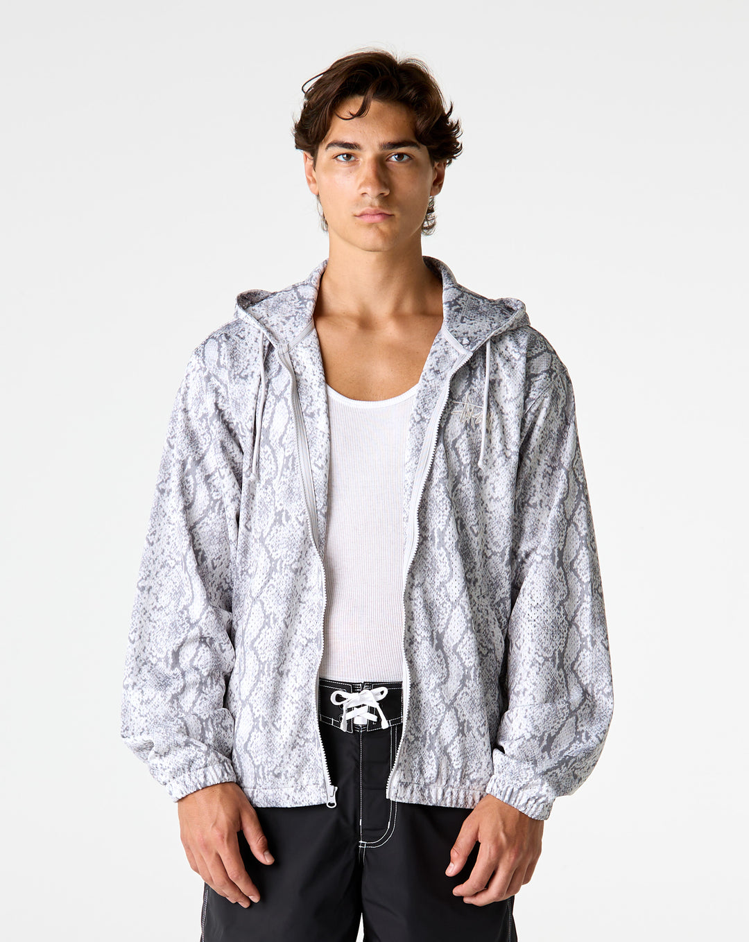Stüssy Athletic Mesh Zip Hoodie - XHIBITION