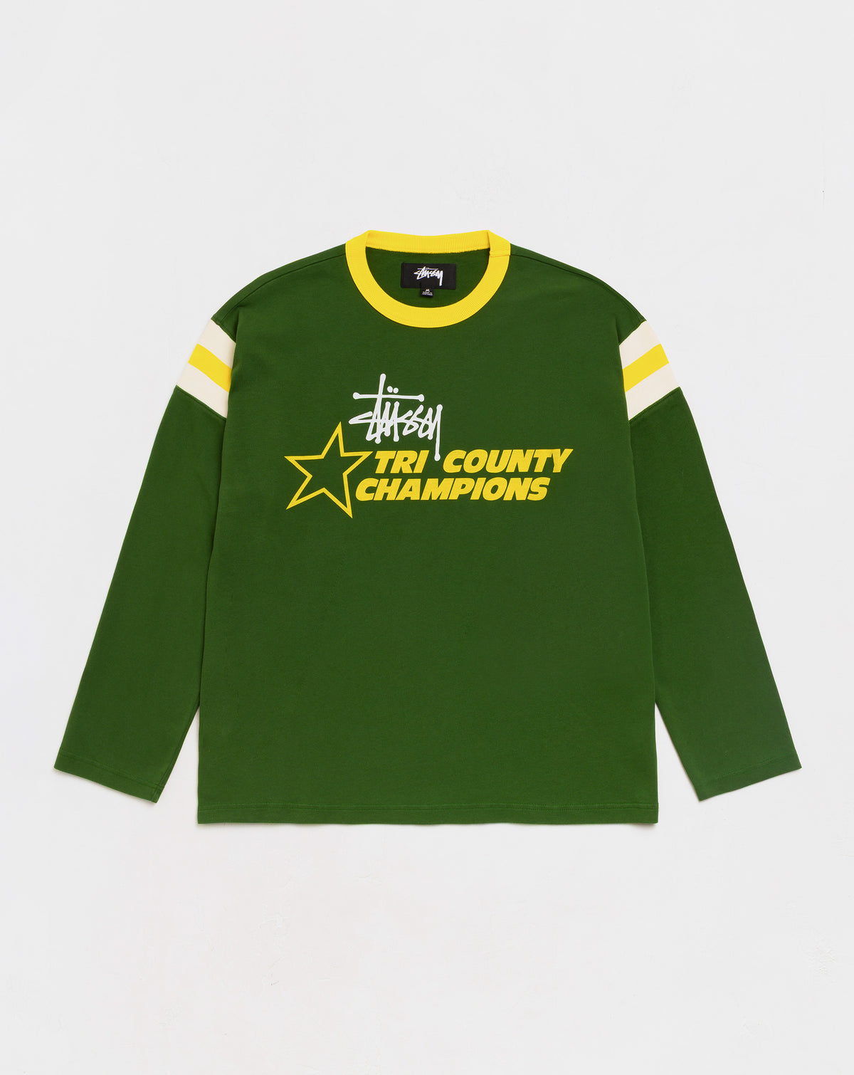Stüssy Long Sleeve Ringer T-Shirt - XHIBITION