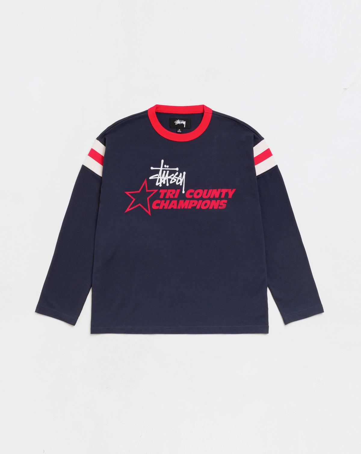 Stüssy Long Sleeve Ringer T-Shirt - XHIBITION
