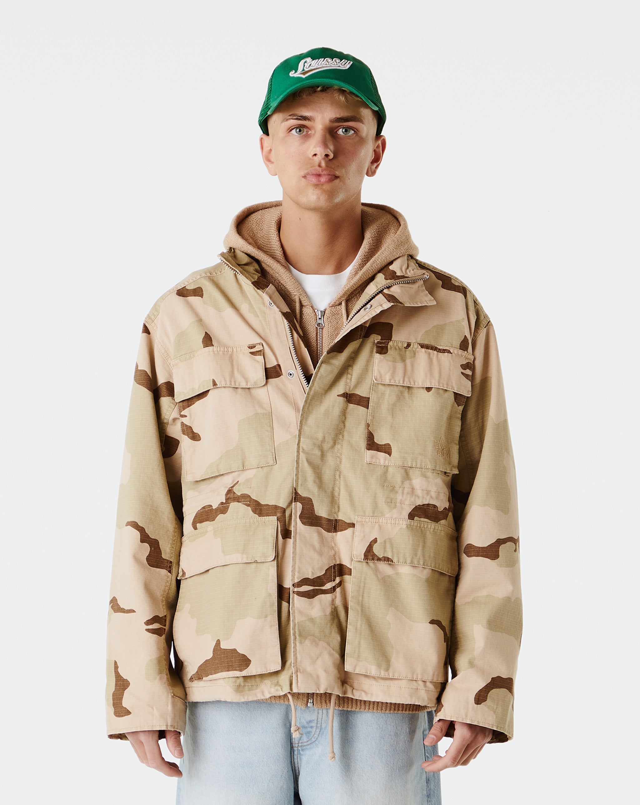 Tommy Jeans College Logo T-Shirt - Stüssy - Sand Camo – Cheap Ida