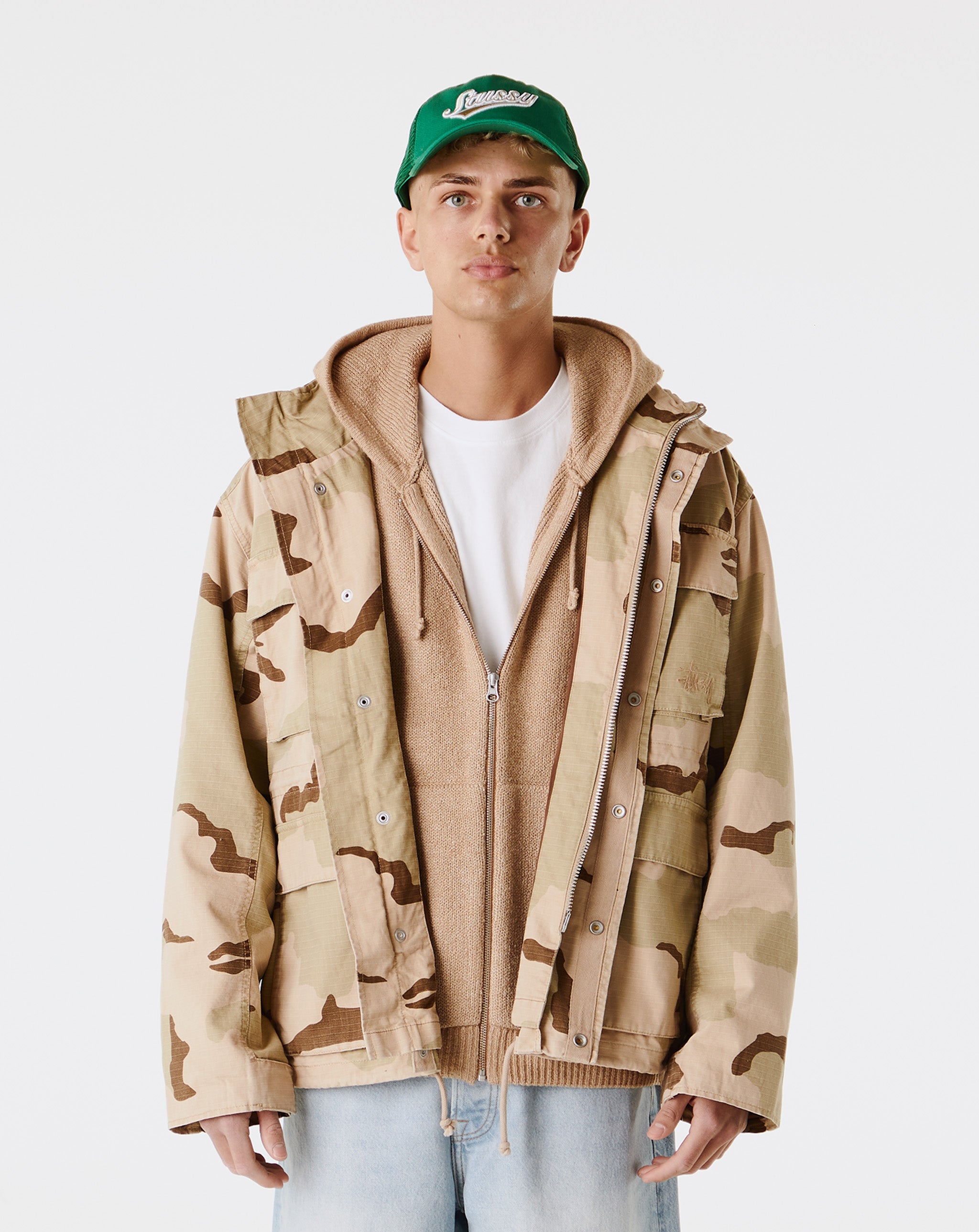 stussy M65 JACKET SAND CAMO 新品　S Stussy M65 Jacket - Sand Camo – Goodhood