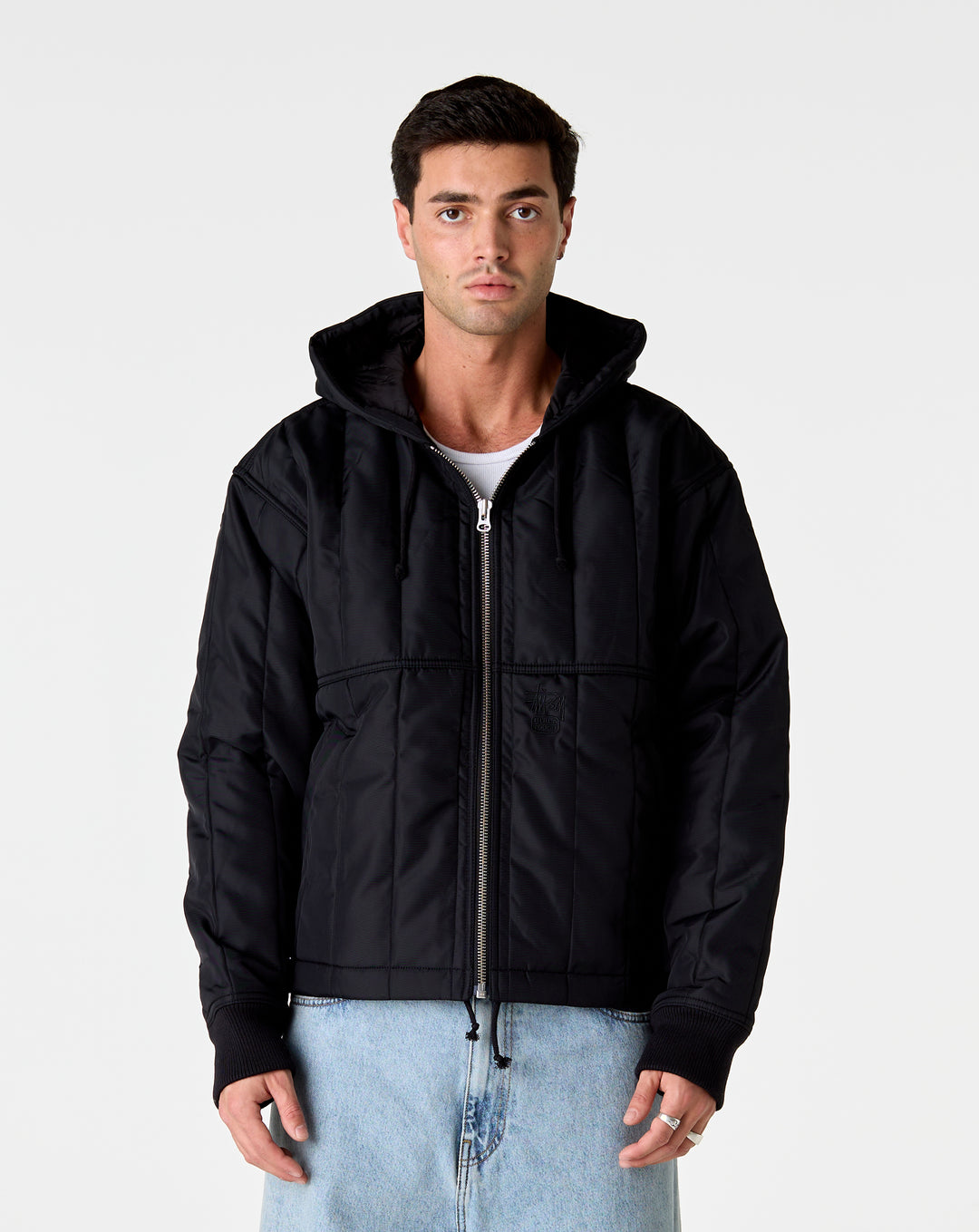 Stüssy Quilted Nylon Work Jacket - XHIBITION