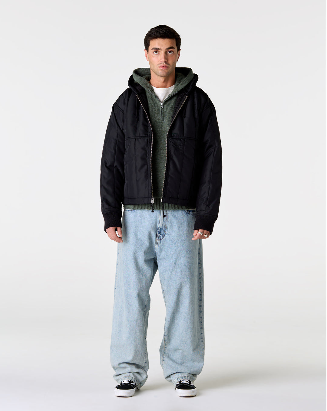 Stüssy Quilted Nylon Work Jacket - XHIBITION