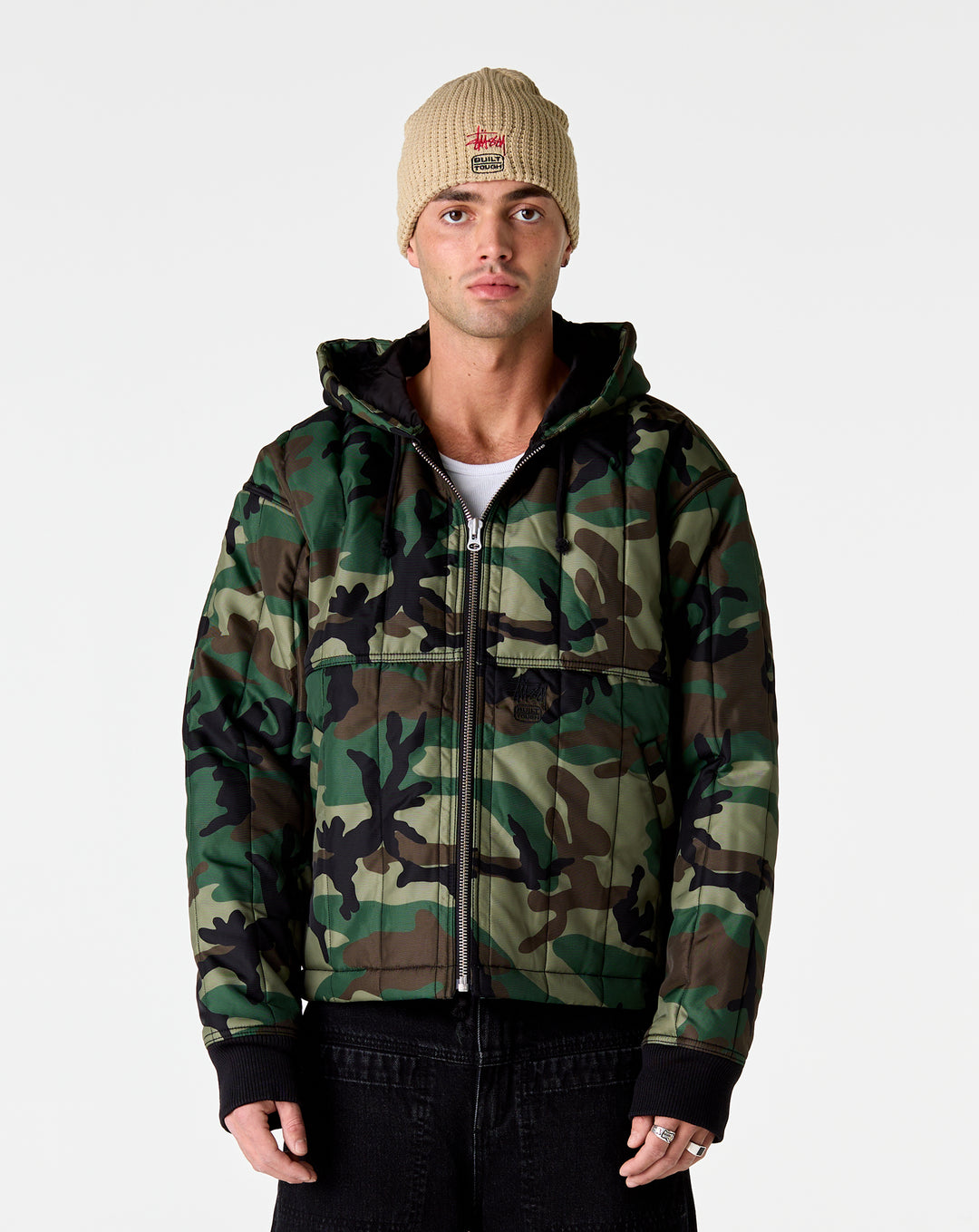 Stüssy Quilted Nylon Work Jacket - XHIBITION