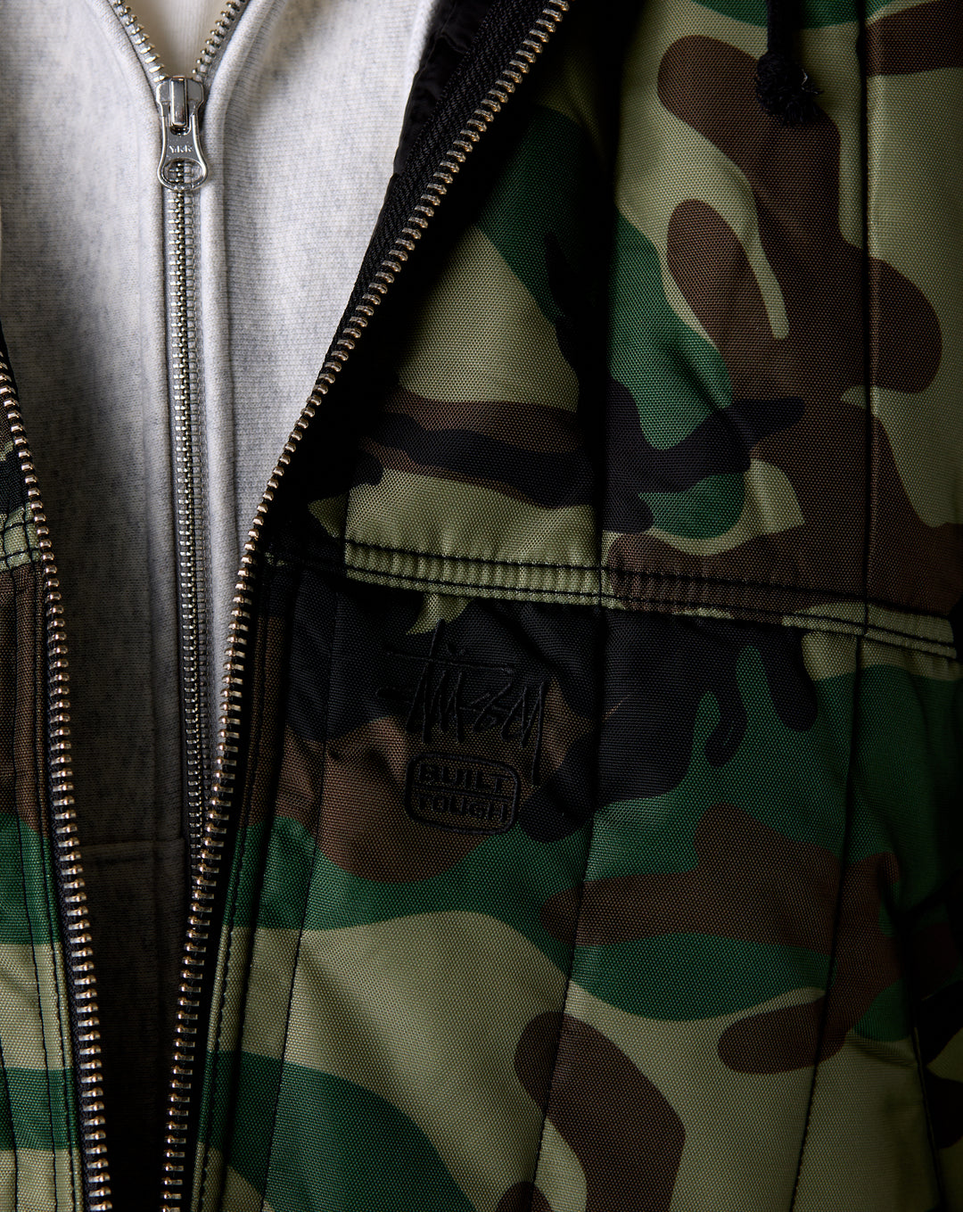 Stüssy Quilted Nylon Work Jacket - XHIBITION