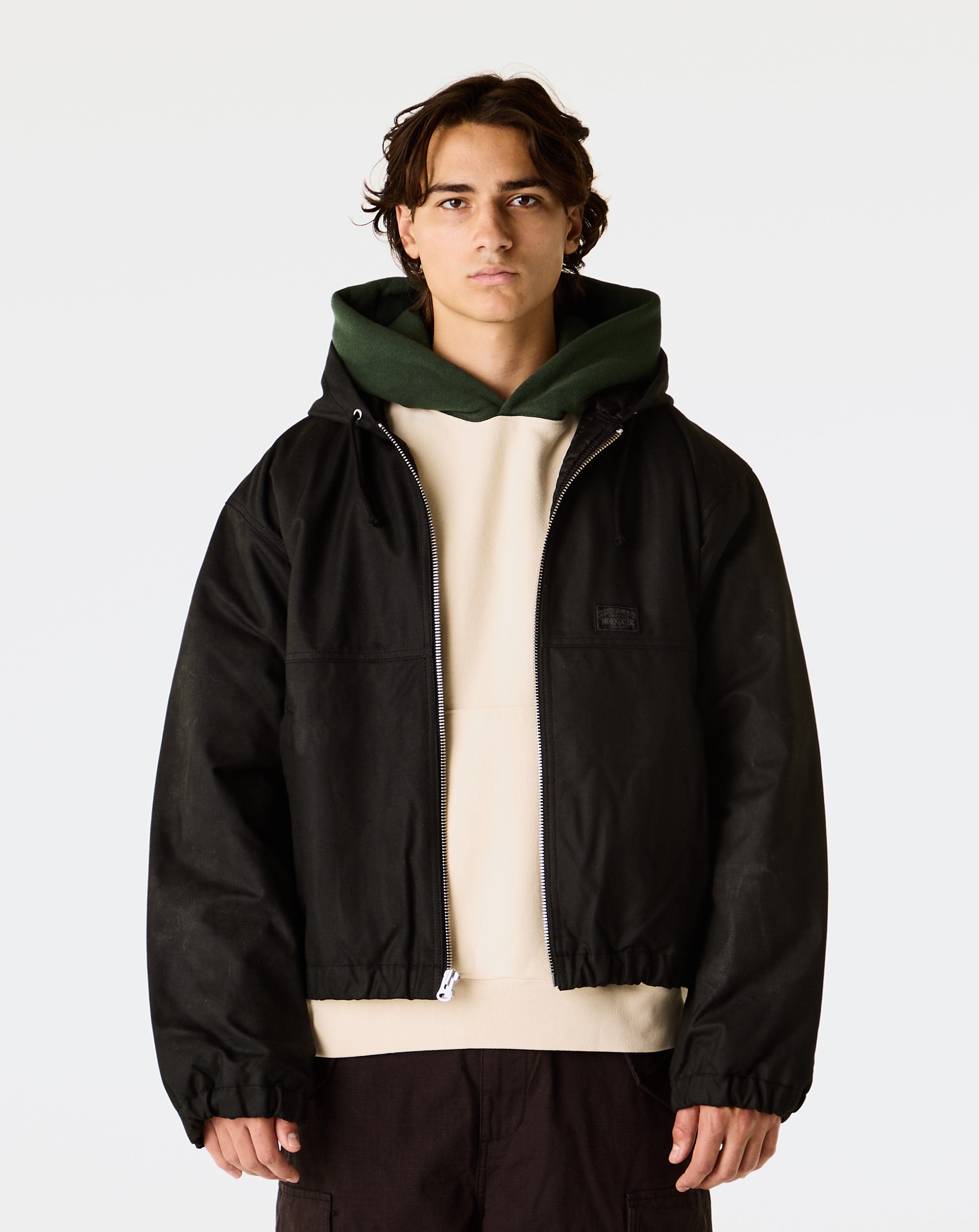 Stüssy - Waxed Cotton Work Jacket - Black – Xhibition