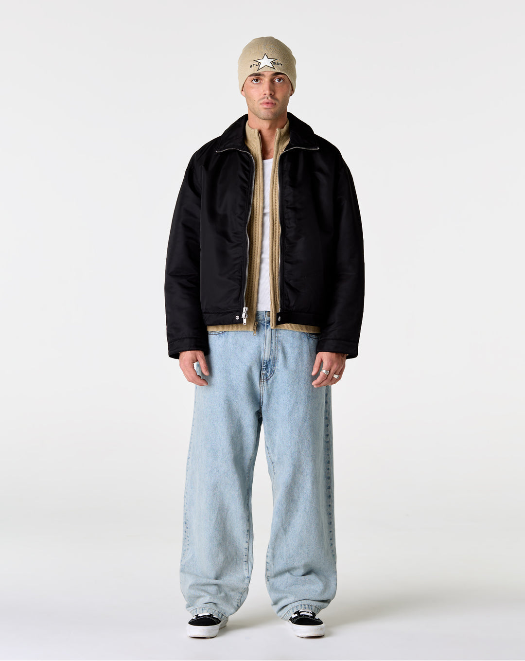 Stüssy Pile Lined Zip-Up Jacket - XHIBITION