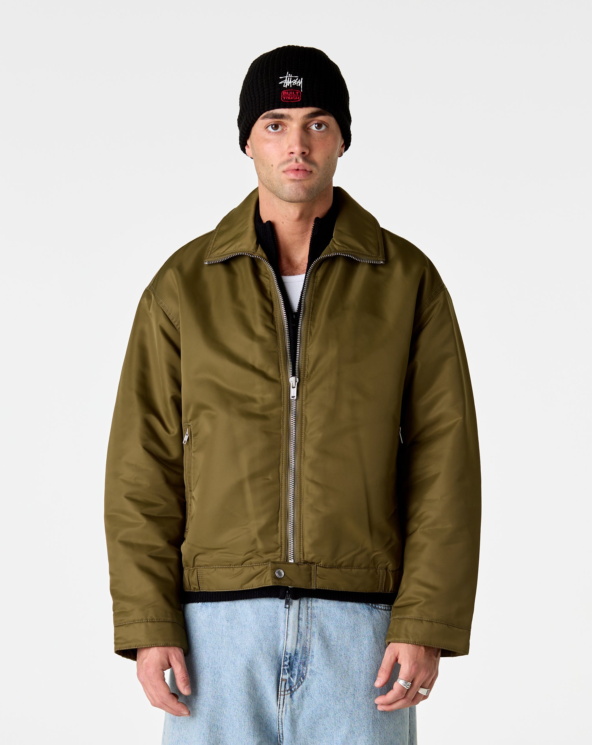 Stüssy Pile Lined Zip-Up Jacket - XHIBITION