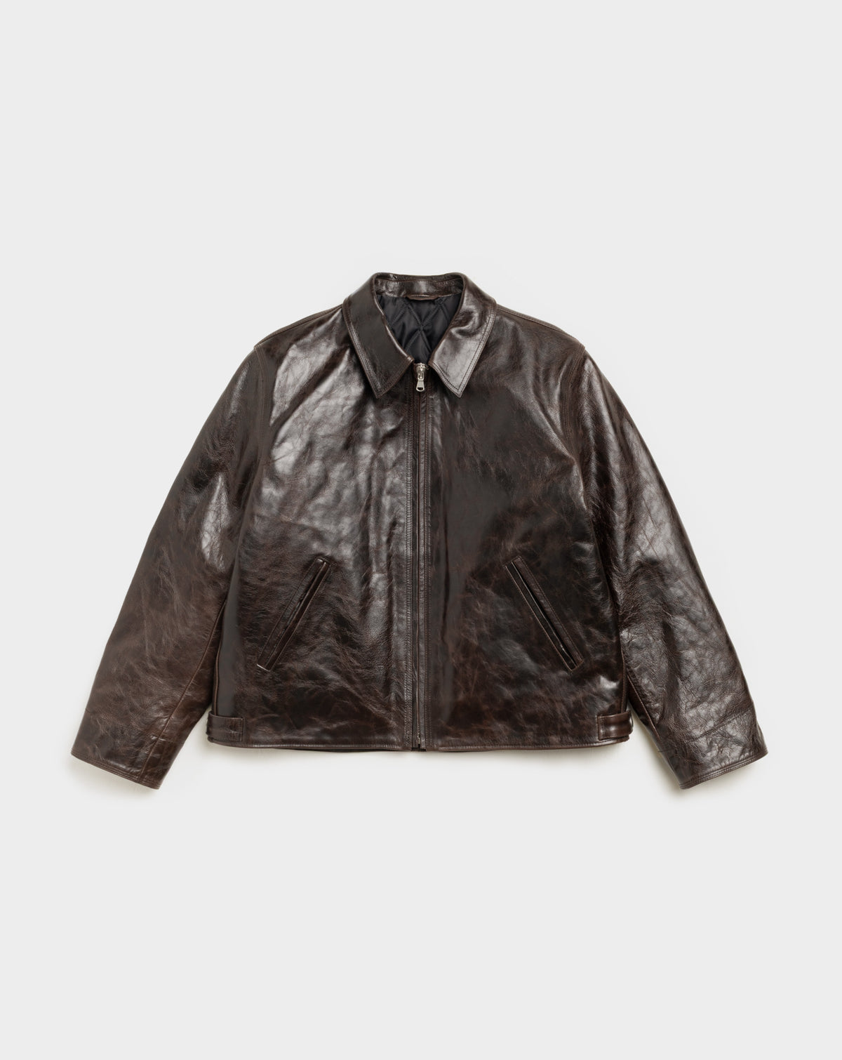 Stüssy Leather Garage Jacket - XHIBITION