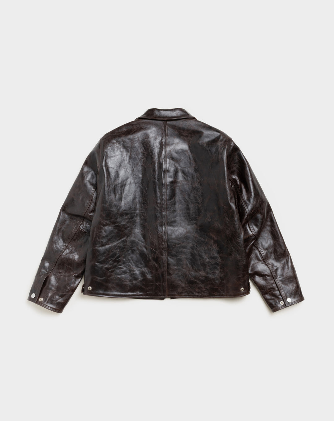 Stüssy Leather Garage Jacket - XHIBITION