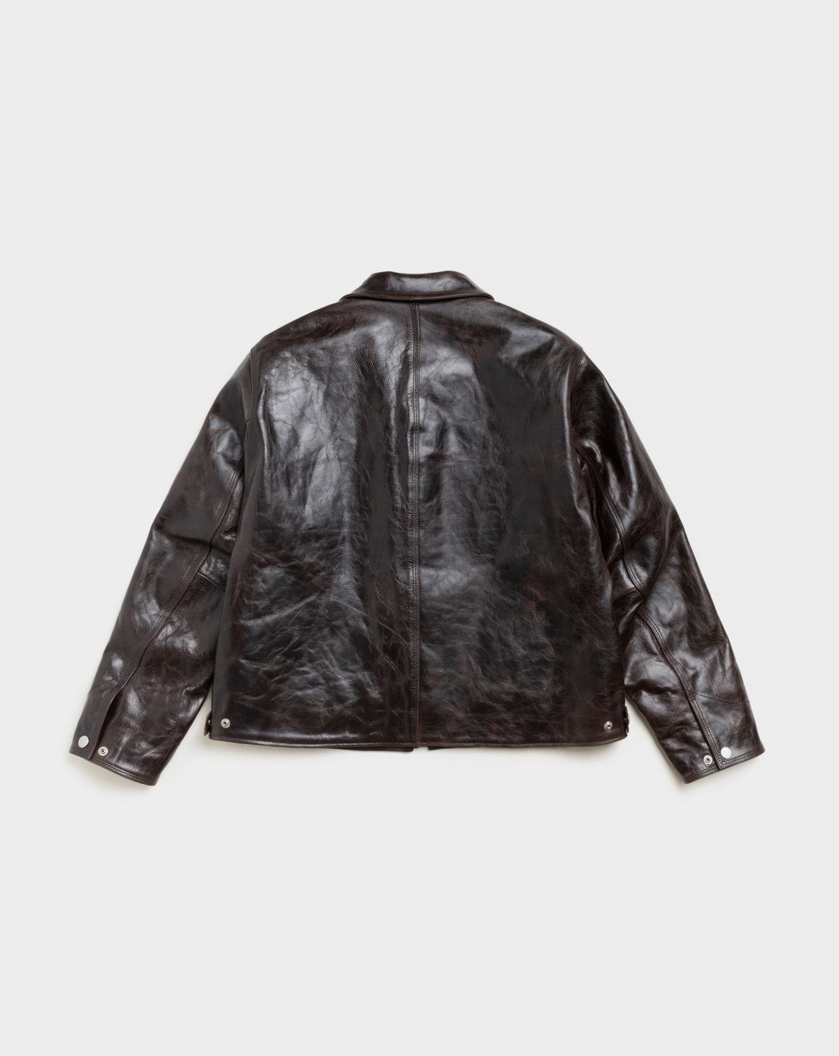 Stüssy Leather Garage Jacket - XHIBITION