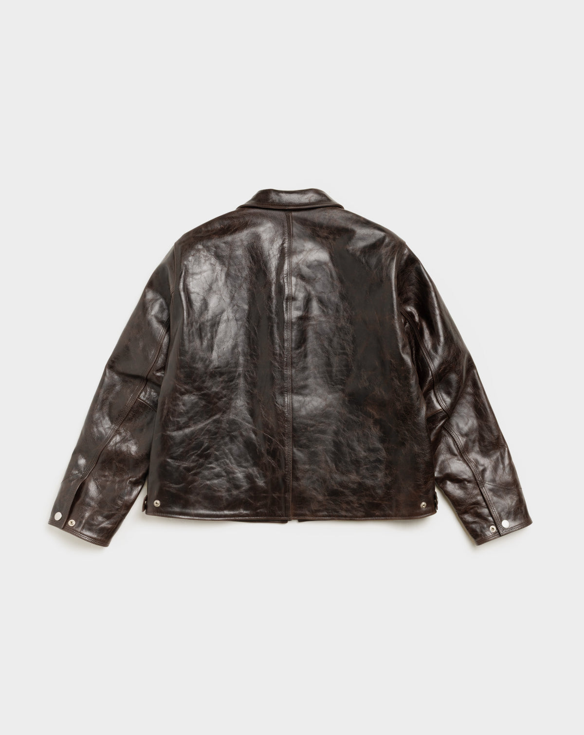 Stüssy Leather Garage Jacket - XHIBITION
