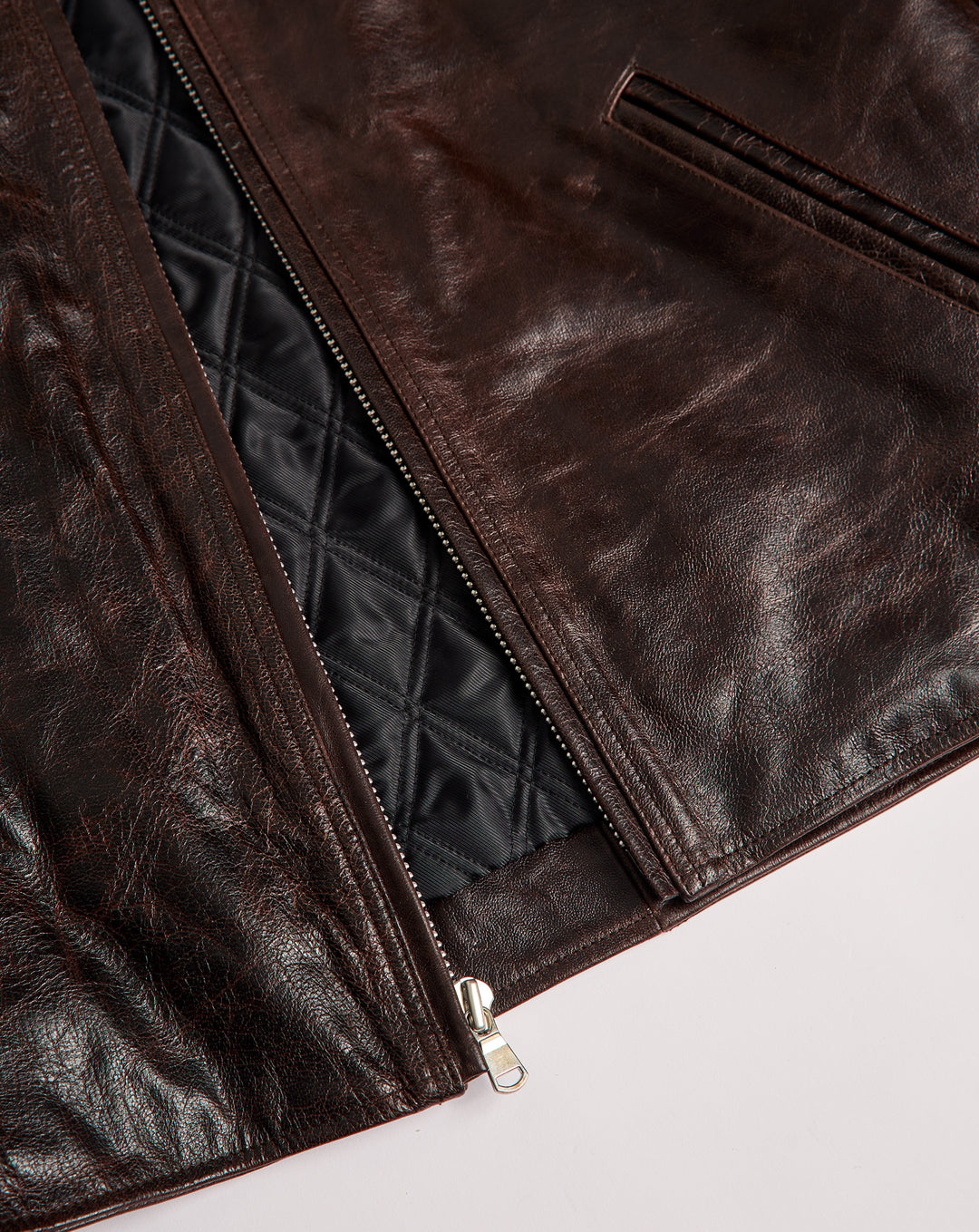 Stüssy Leather Garage Jacket - XHIBITION