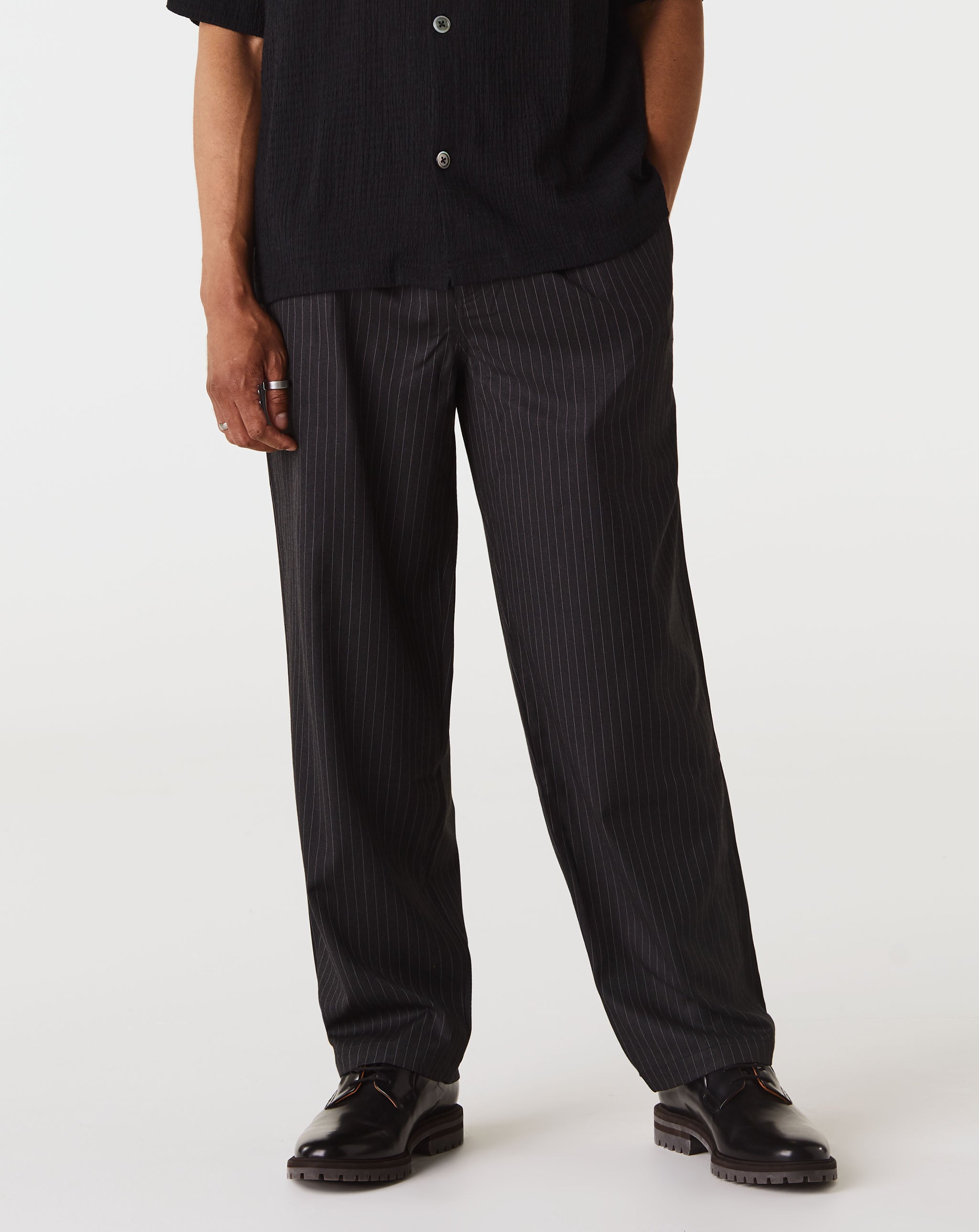 Stripe Volume Pleated Trousers – Xhibition