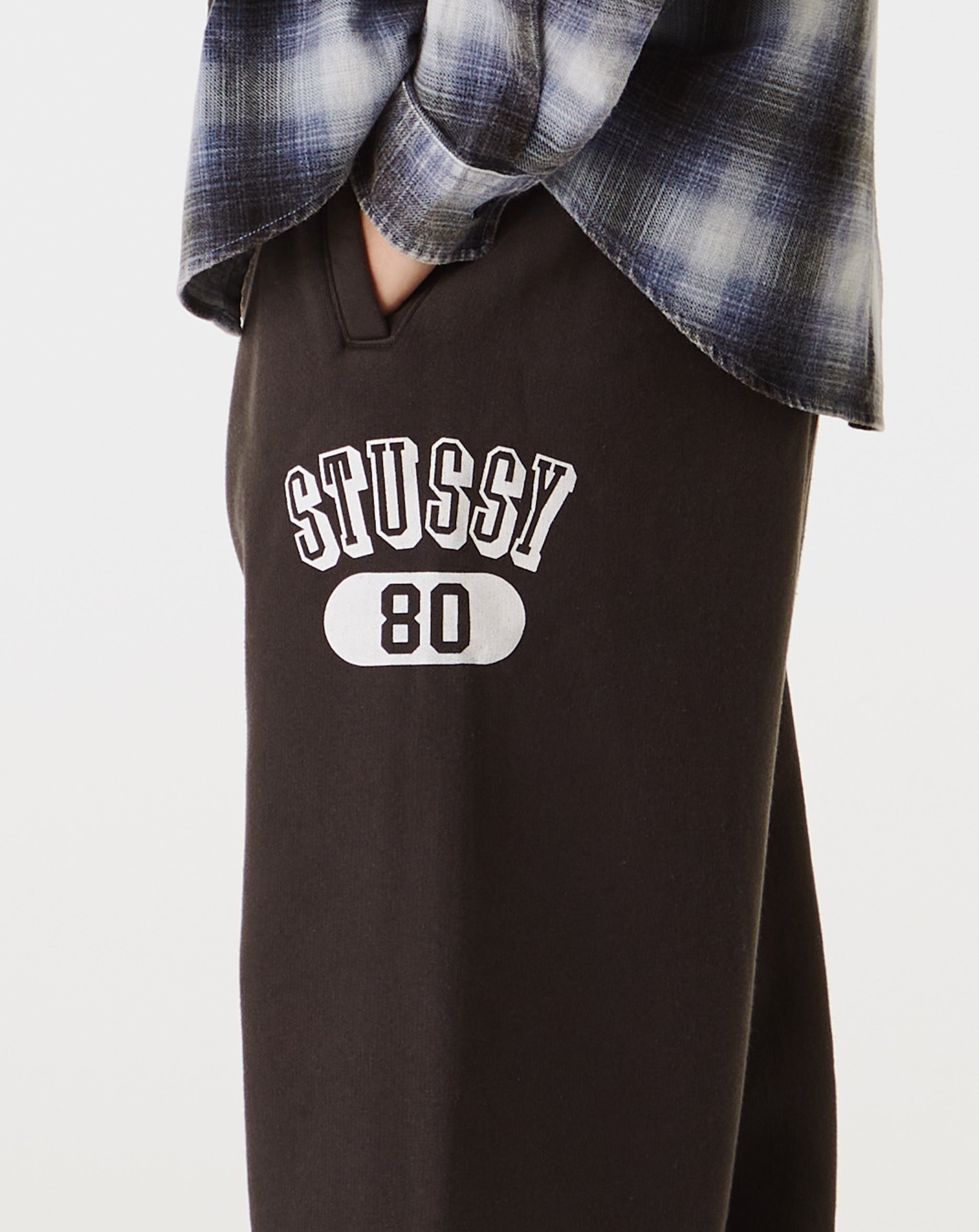 Stüssy 80 Fleece Pants - Stüssy - Washed Black – Cheap Ida-step