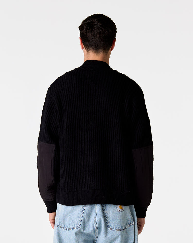 Stüssy Military Patch Zip Sweater - XHIBITION