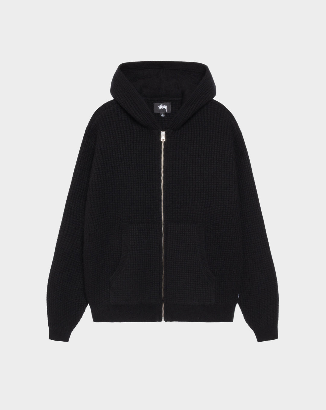 Stüssy Waffle Cashmere Zip Hoodie - XHIBITION