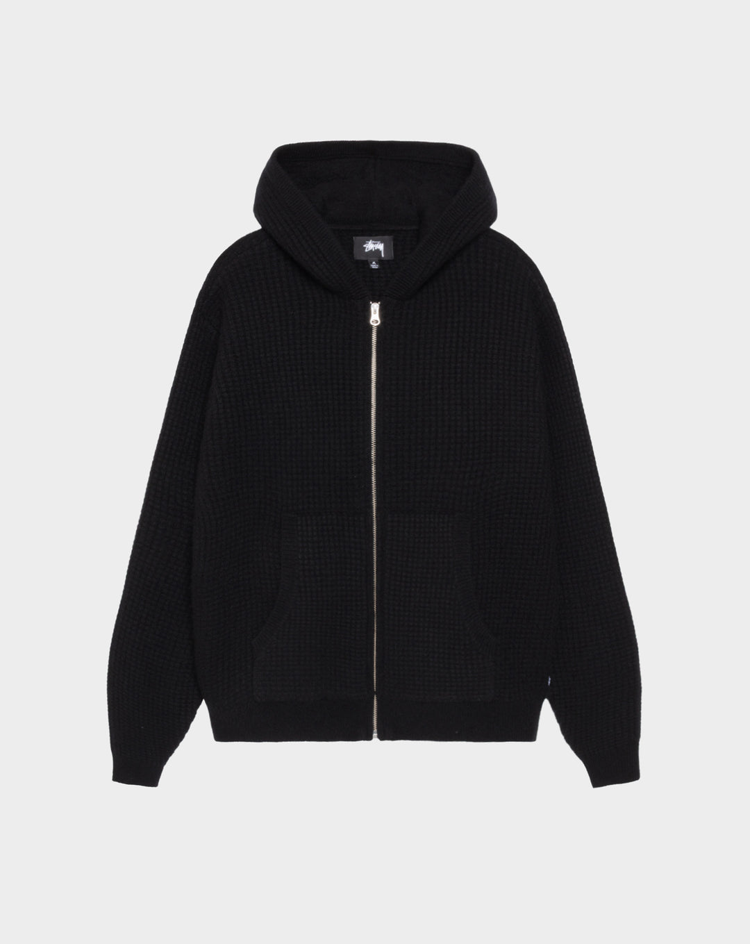 Stüssy Waffle Cashmere Zip Hoodie - XHIBITION