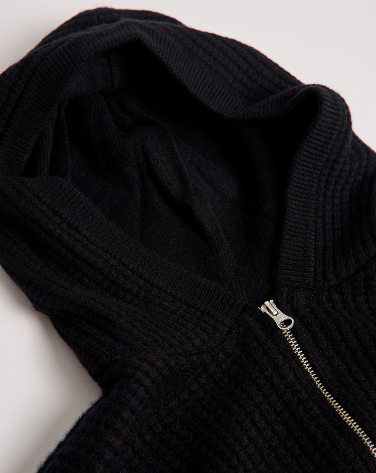 Stüssy Waffle Cashmere Zip Hoodie - XHIBITION