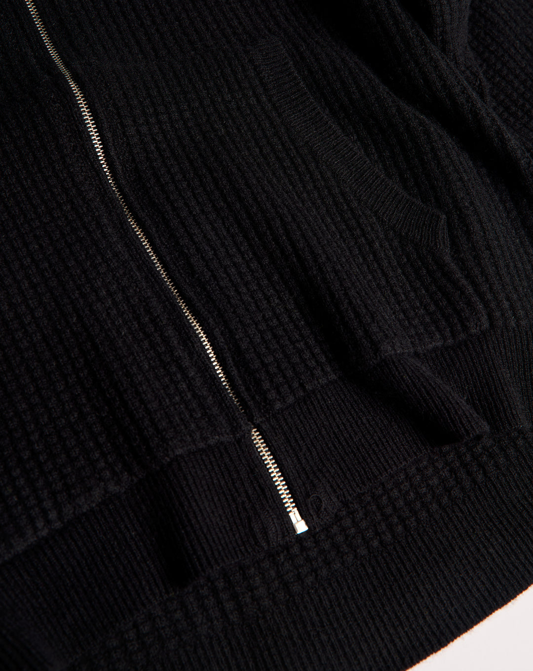 Stüssy Waffle Cashmere Zip Hoodie - XHIBITION